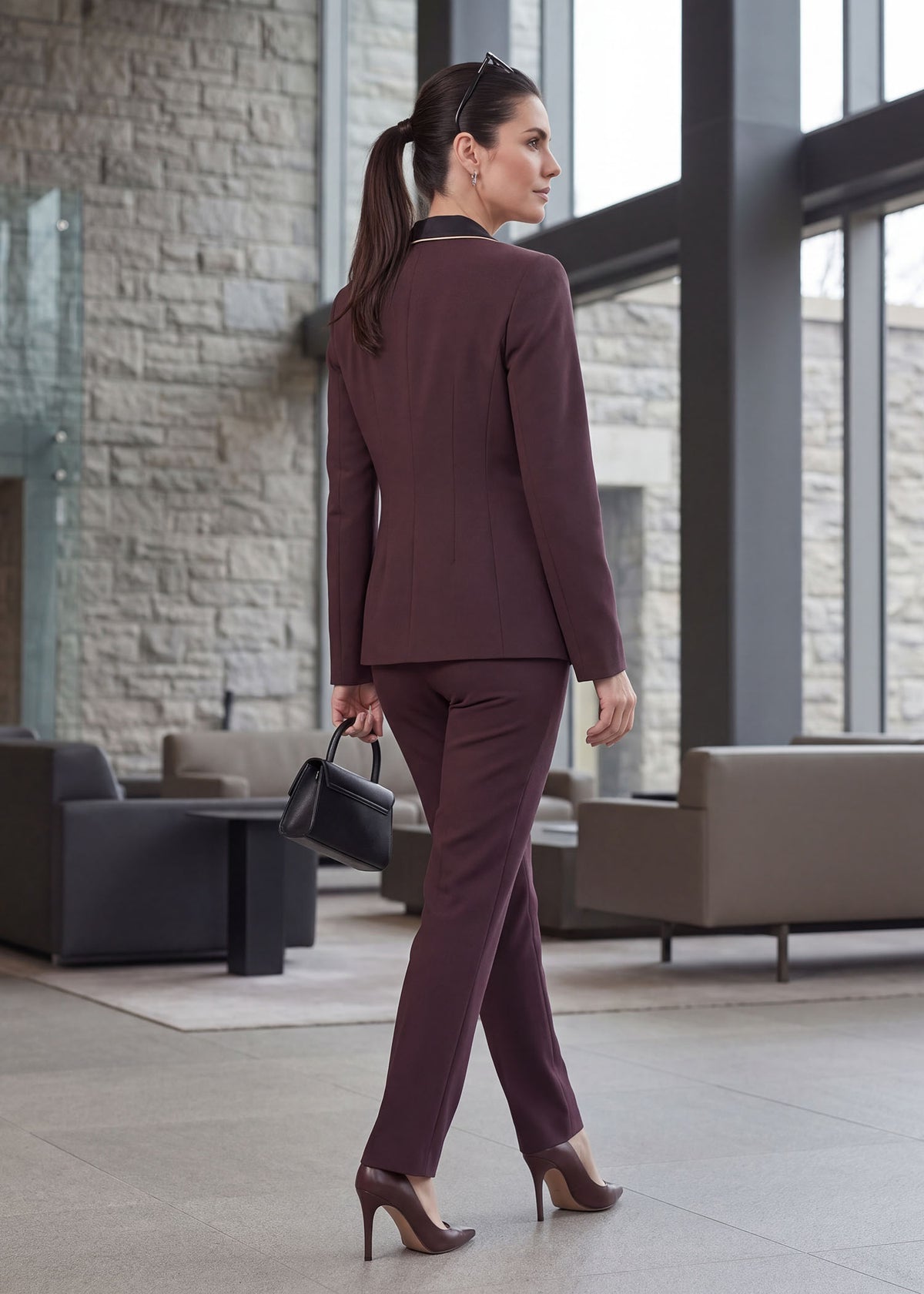 Piped Lapel Single Breasted Tuxedo