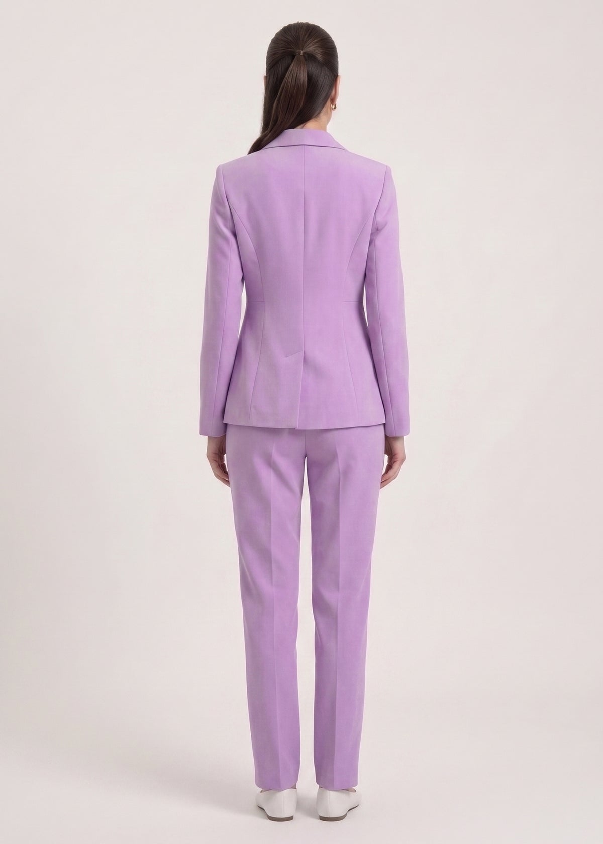 Portico Asymmetric Buttoned Formal Office Wear Sui