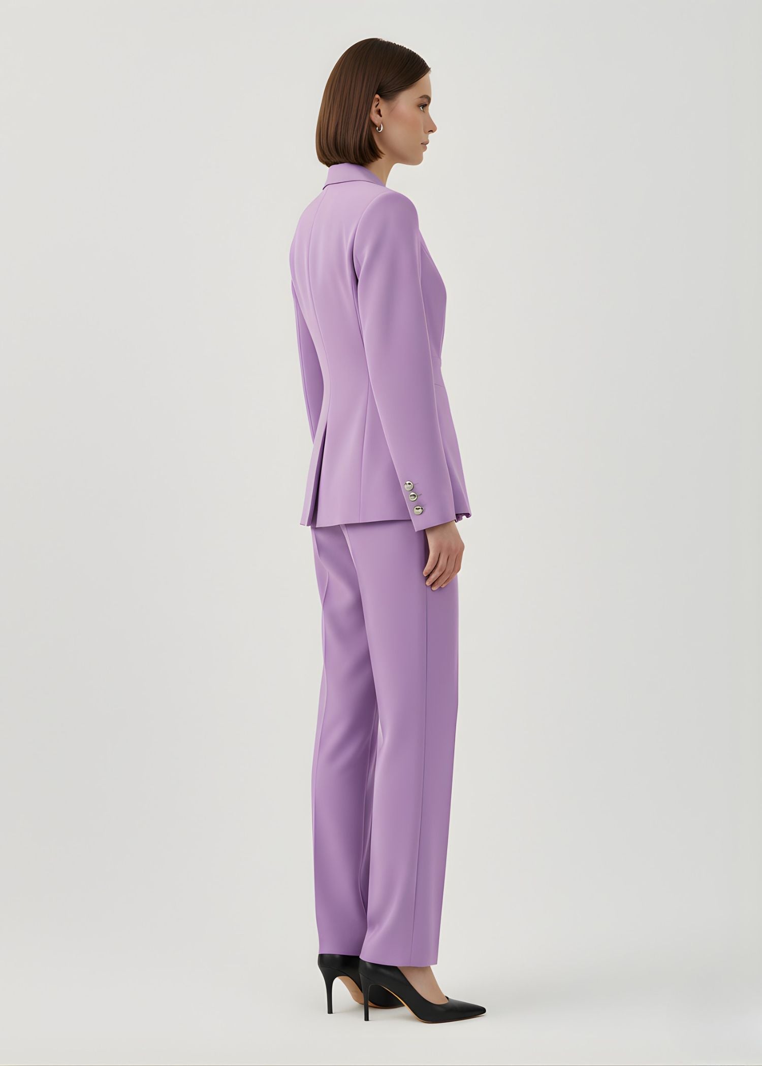 Portico Asymmetric Buttoned Suit