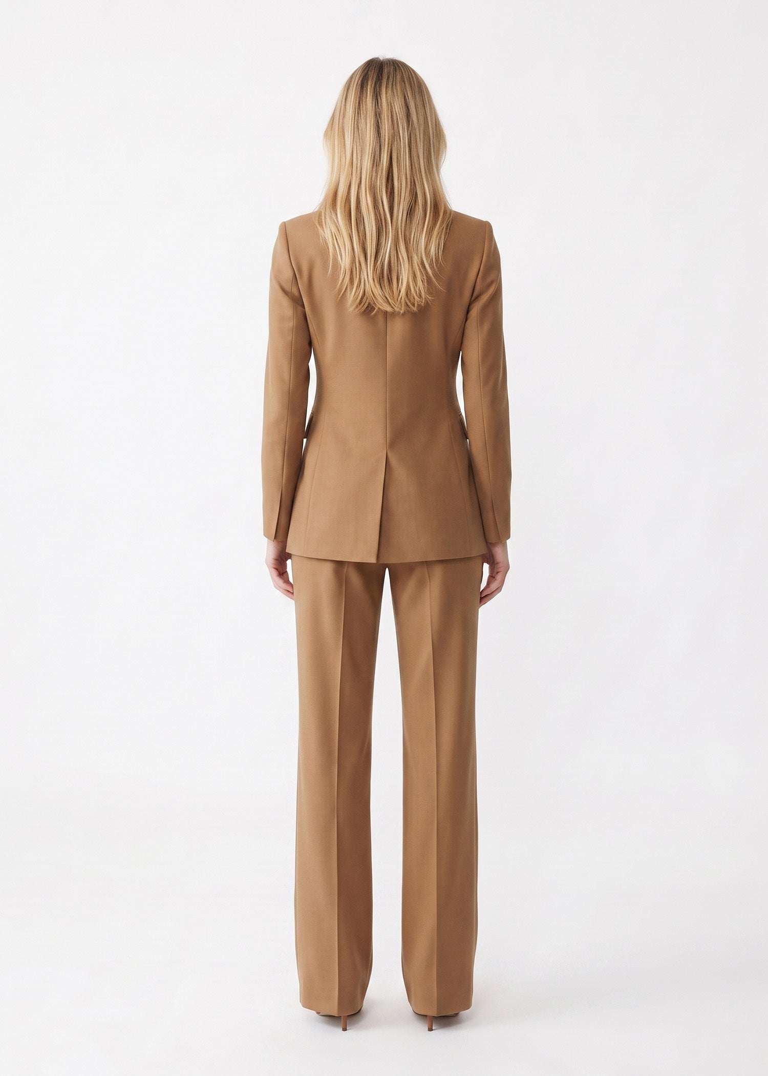 Professional Business Suit in Camel