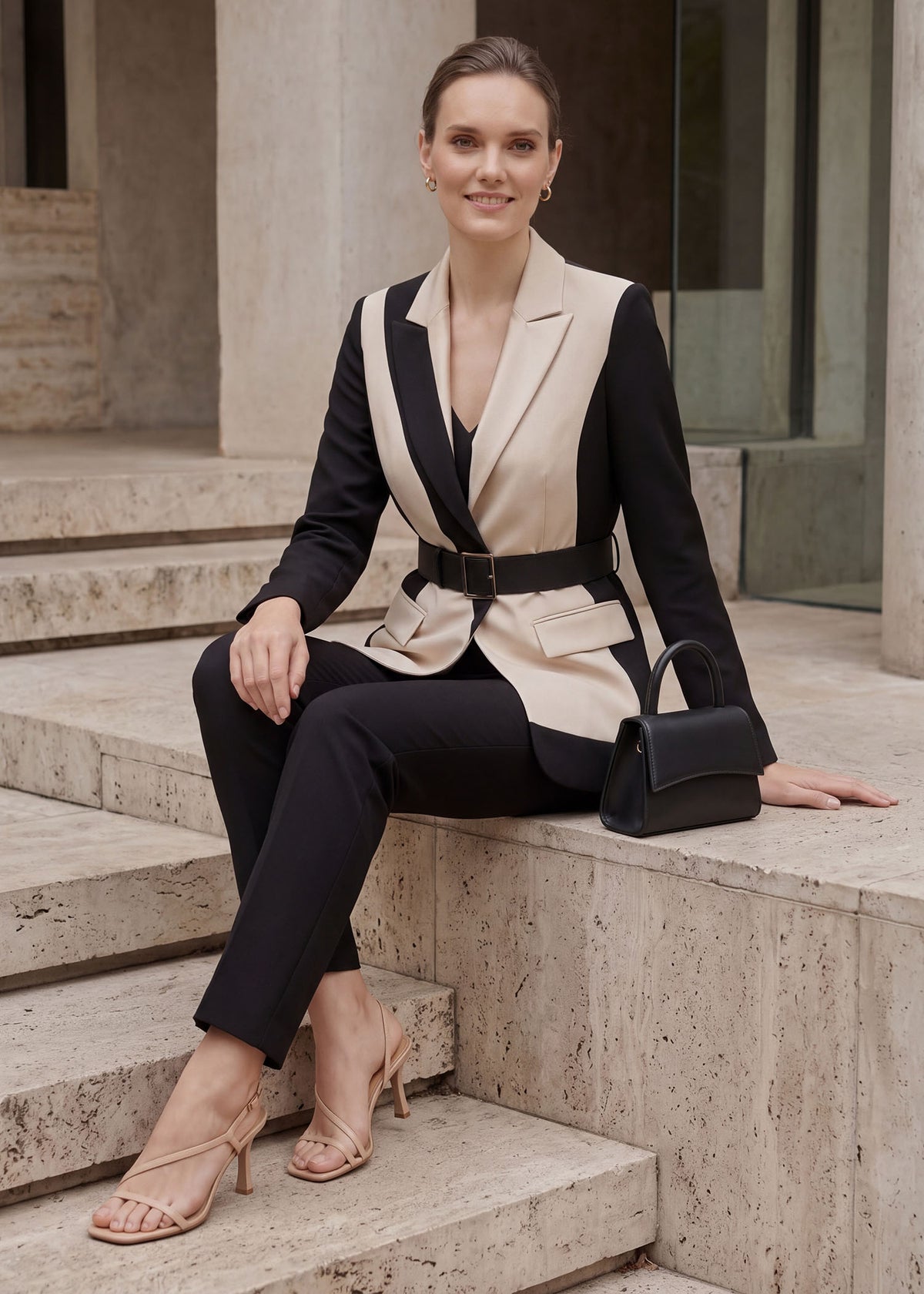 Santorini Notch Lapel Two Tone Tuxedo