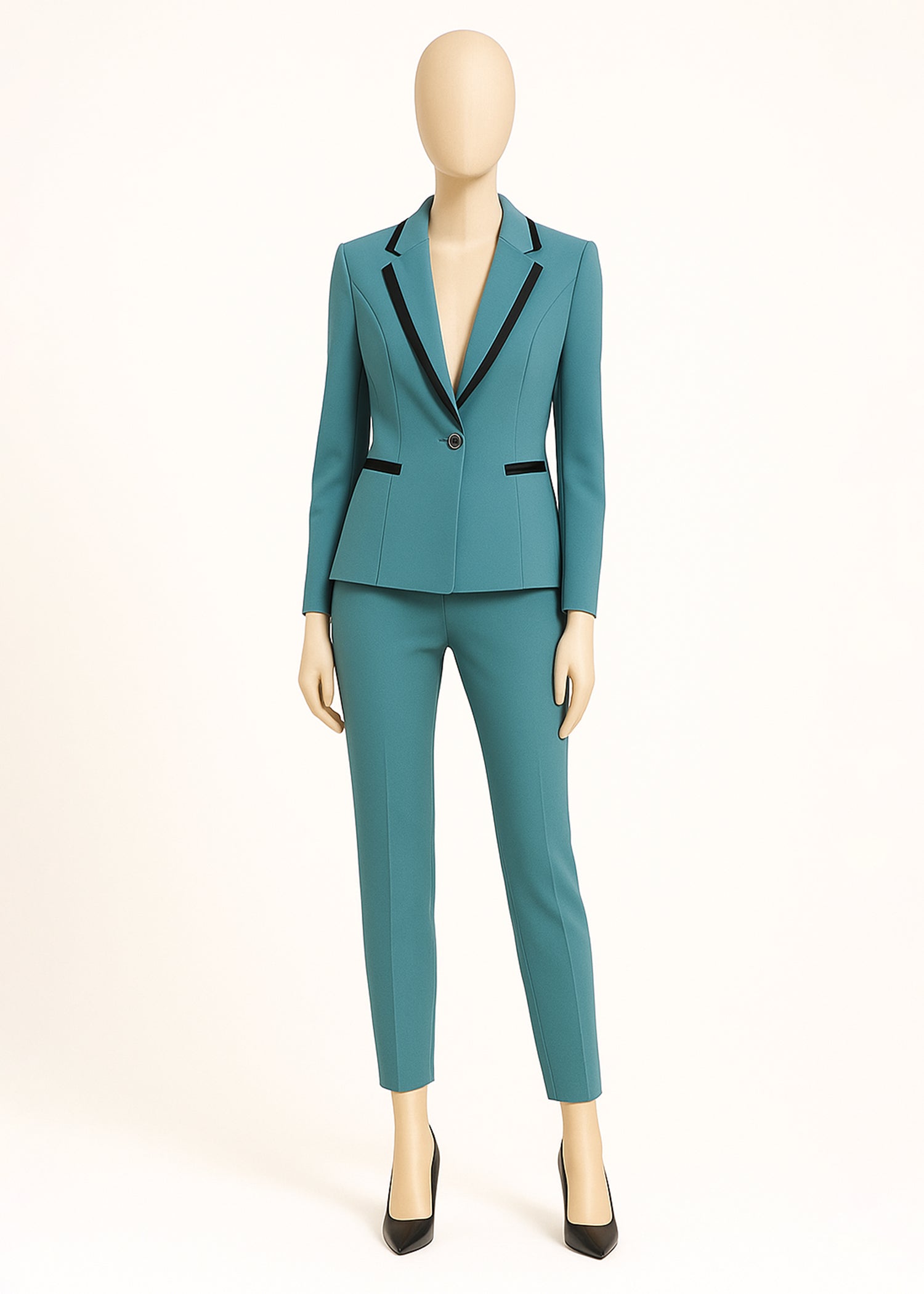 Satin Trim Notch Lapel Tuxedo