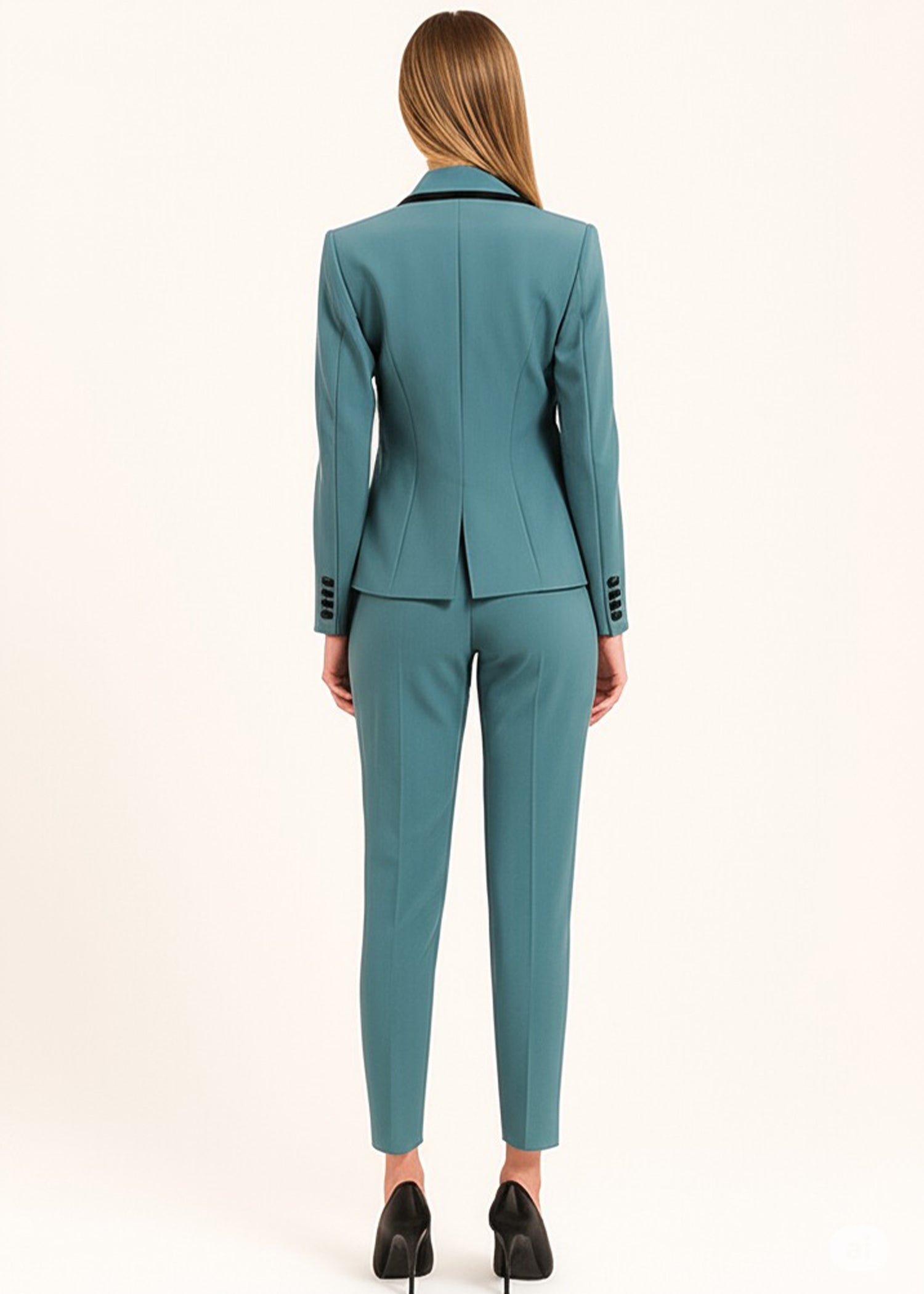 Satin Trim Notch Lapel Tuxedo