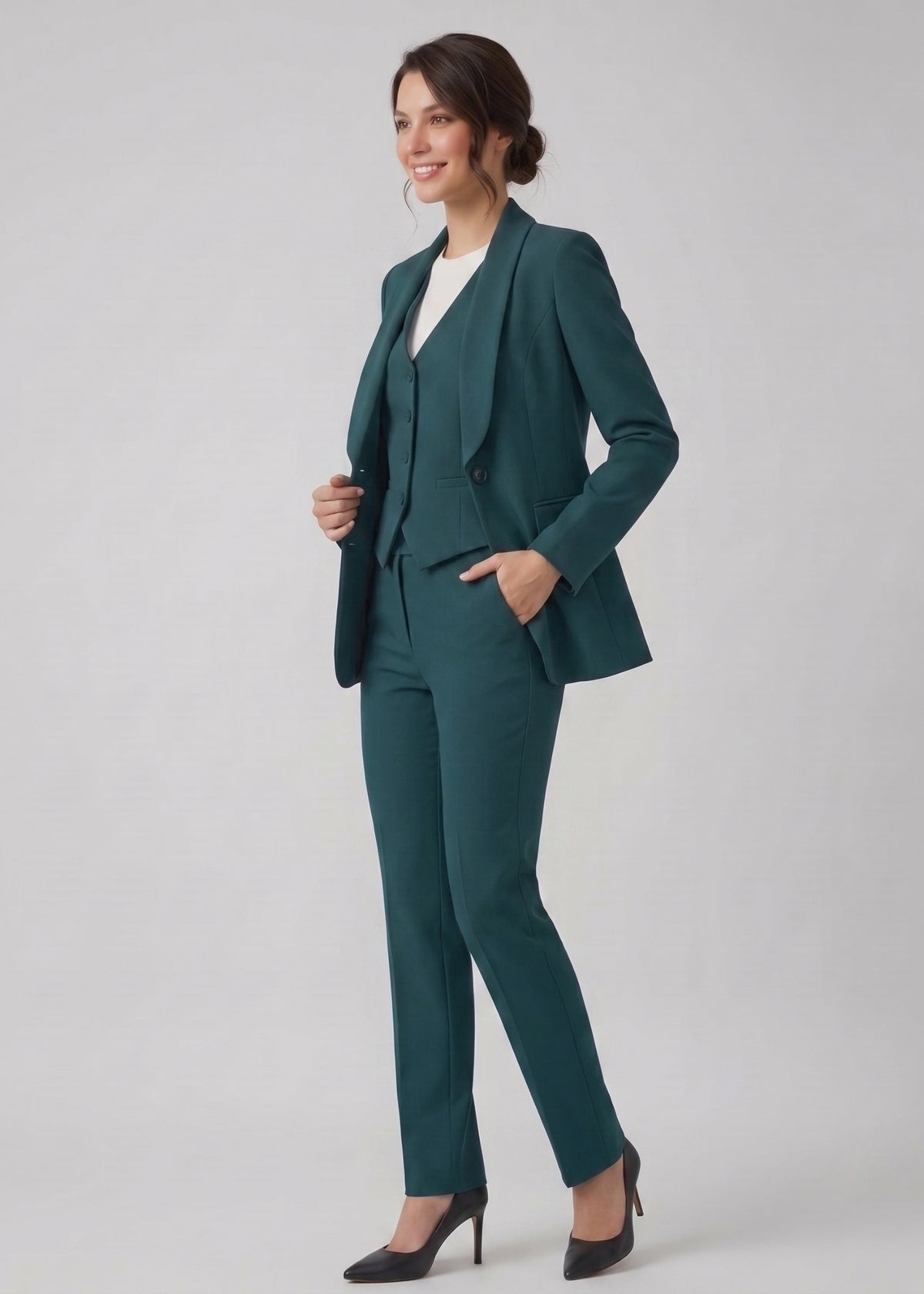 Shawl Lapel Workwear Formal Suit