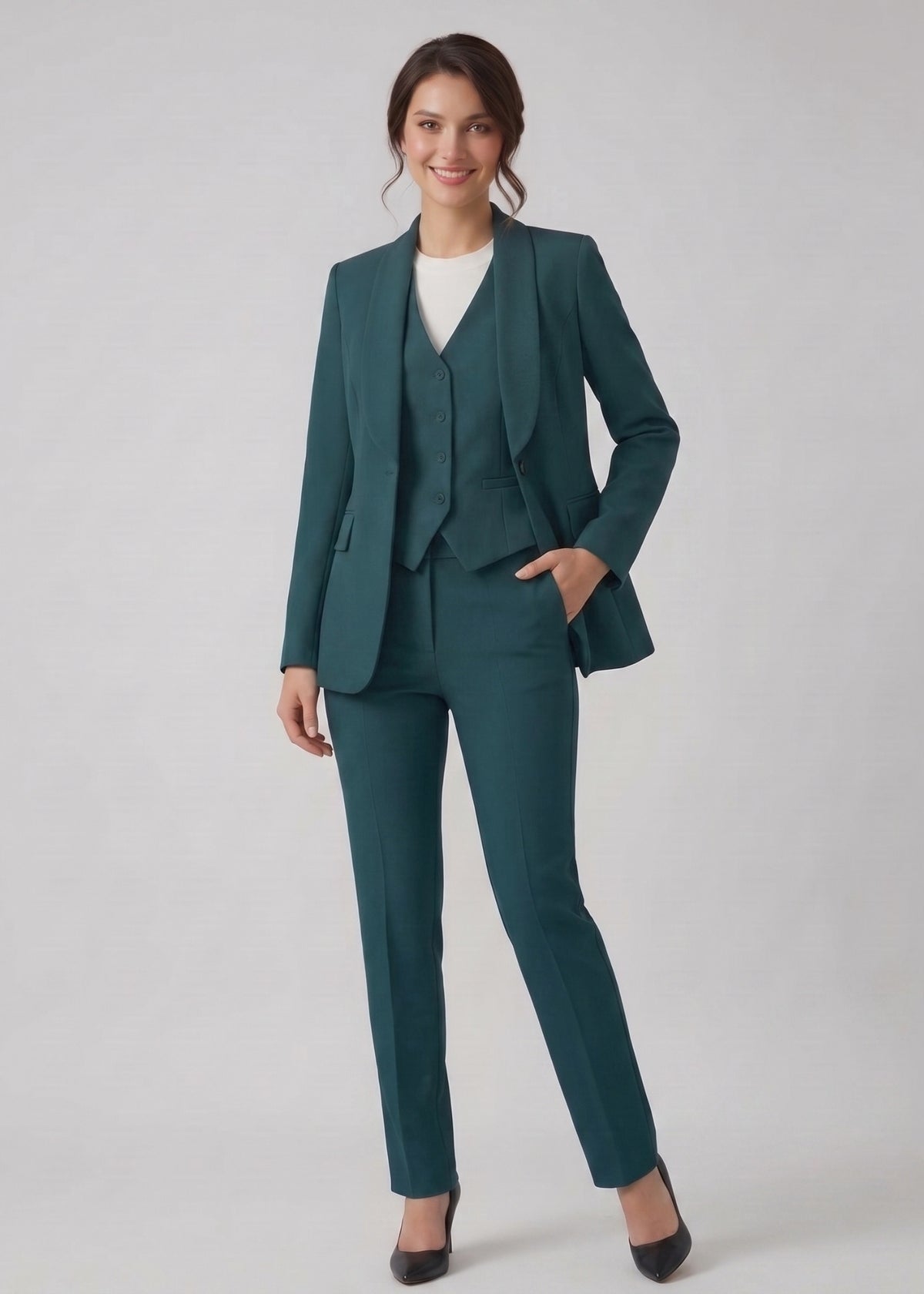 Shawl Lapel Workwear Formal Suit