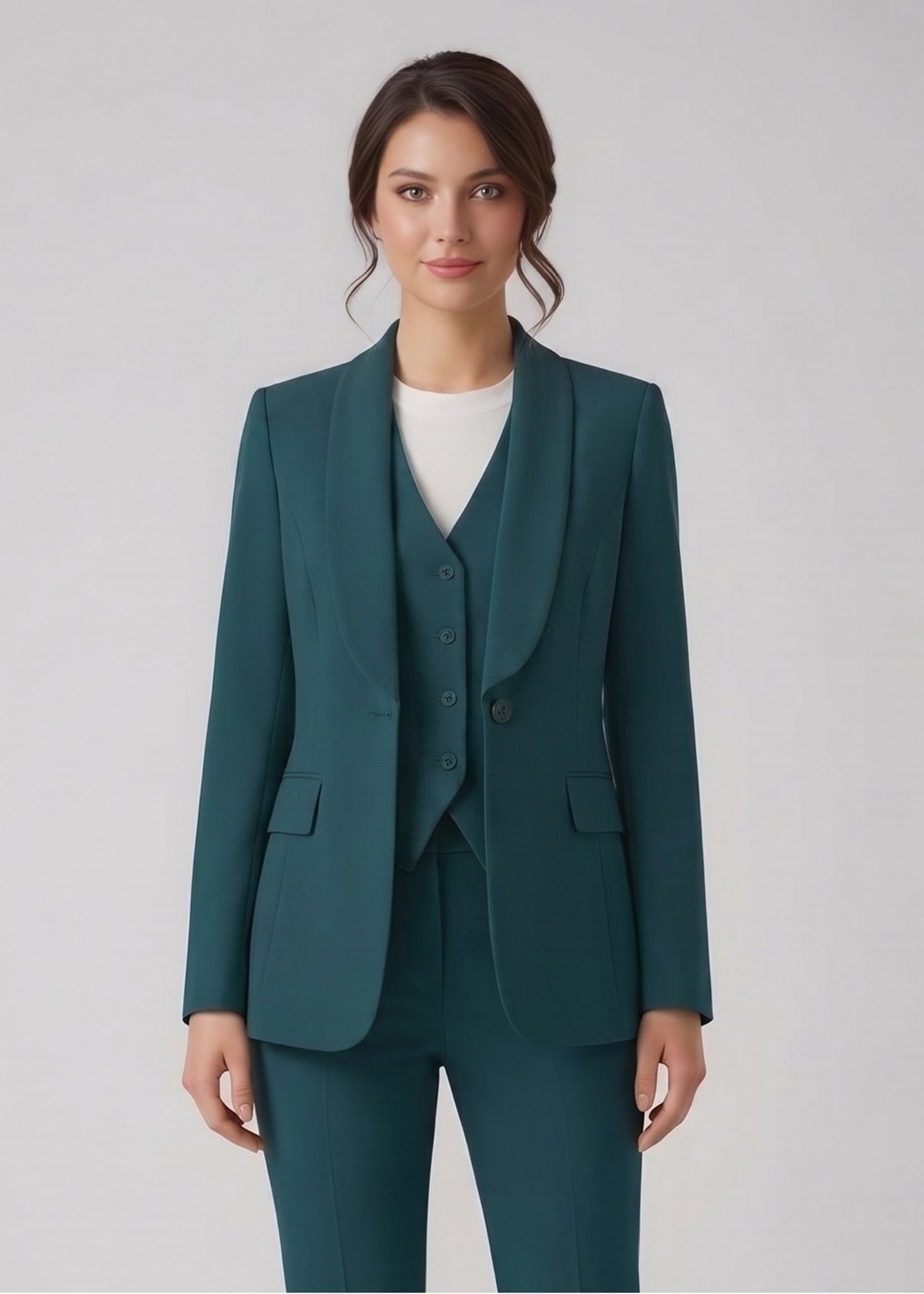 Shawl Lapel Workwear Formal Suit