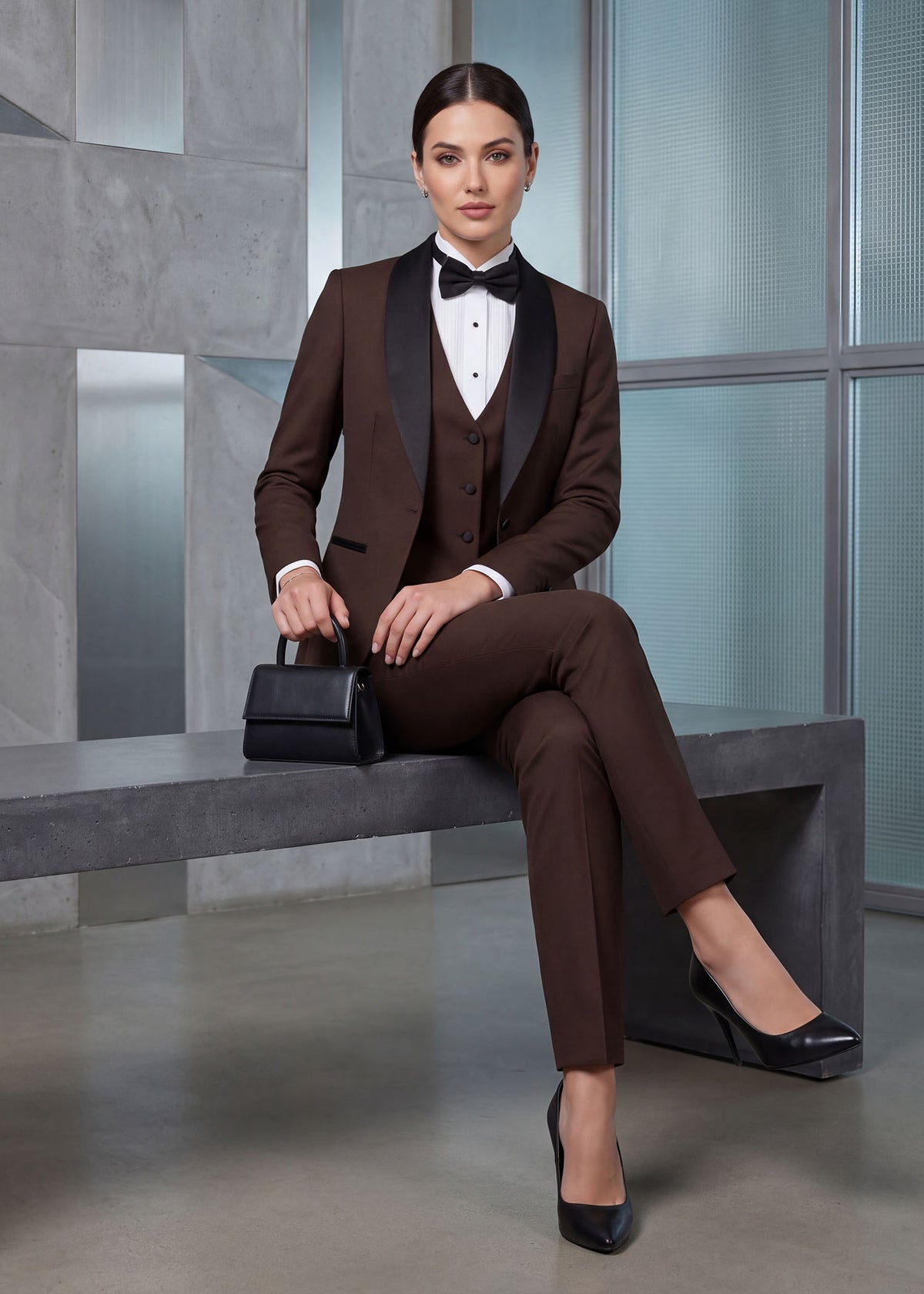 Sierra Single Breasted Three Piece Tuxedo