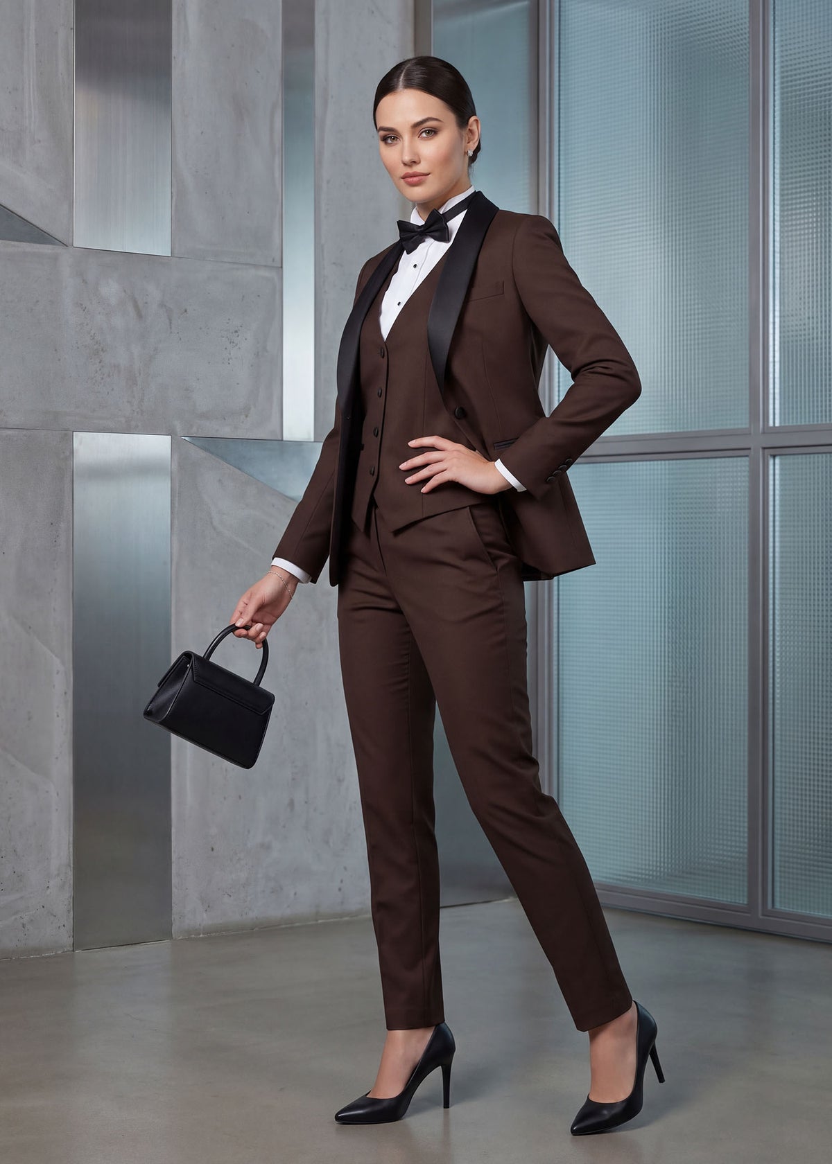 Sierra Single Breasted Three Piece Tuxedo
