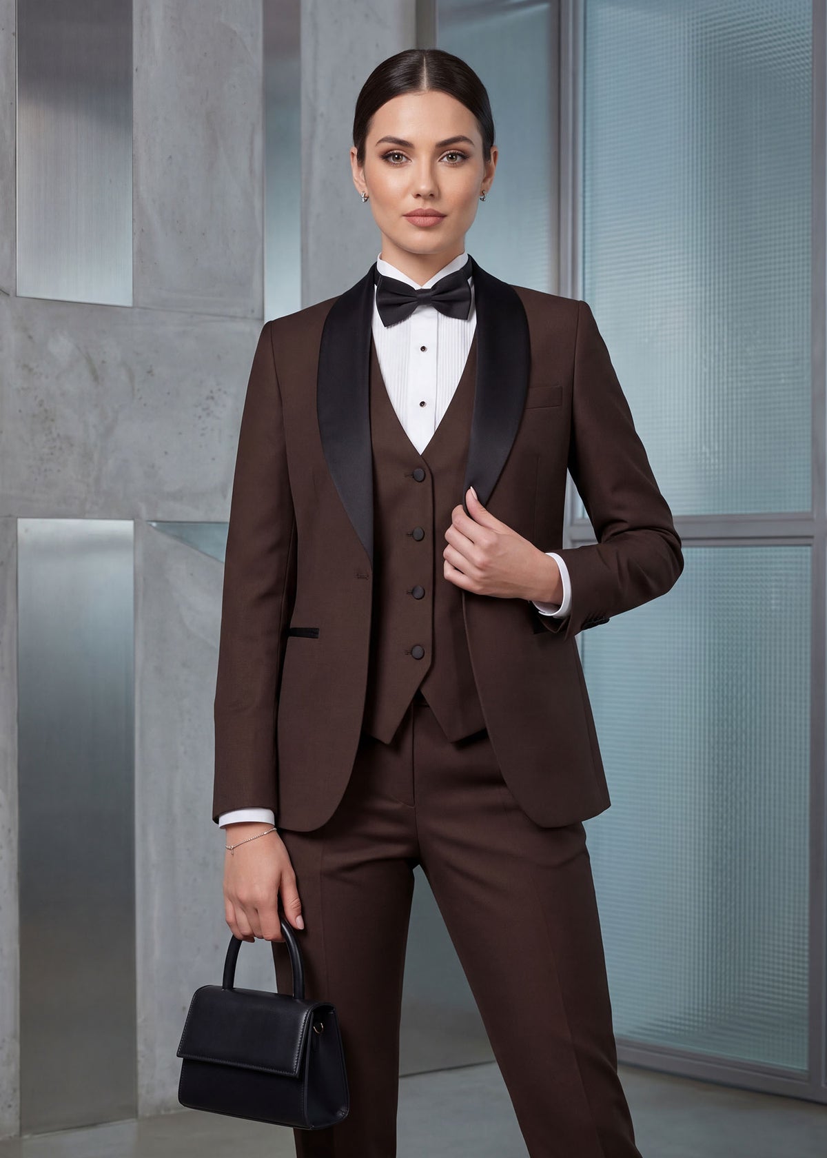 Sierra Single Breasted Three Piece Tuxedo