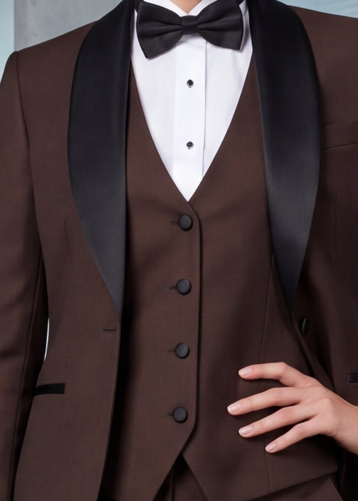 Sierra Single Breasted Three Piece Tuxedo