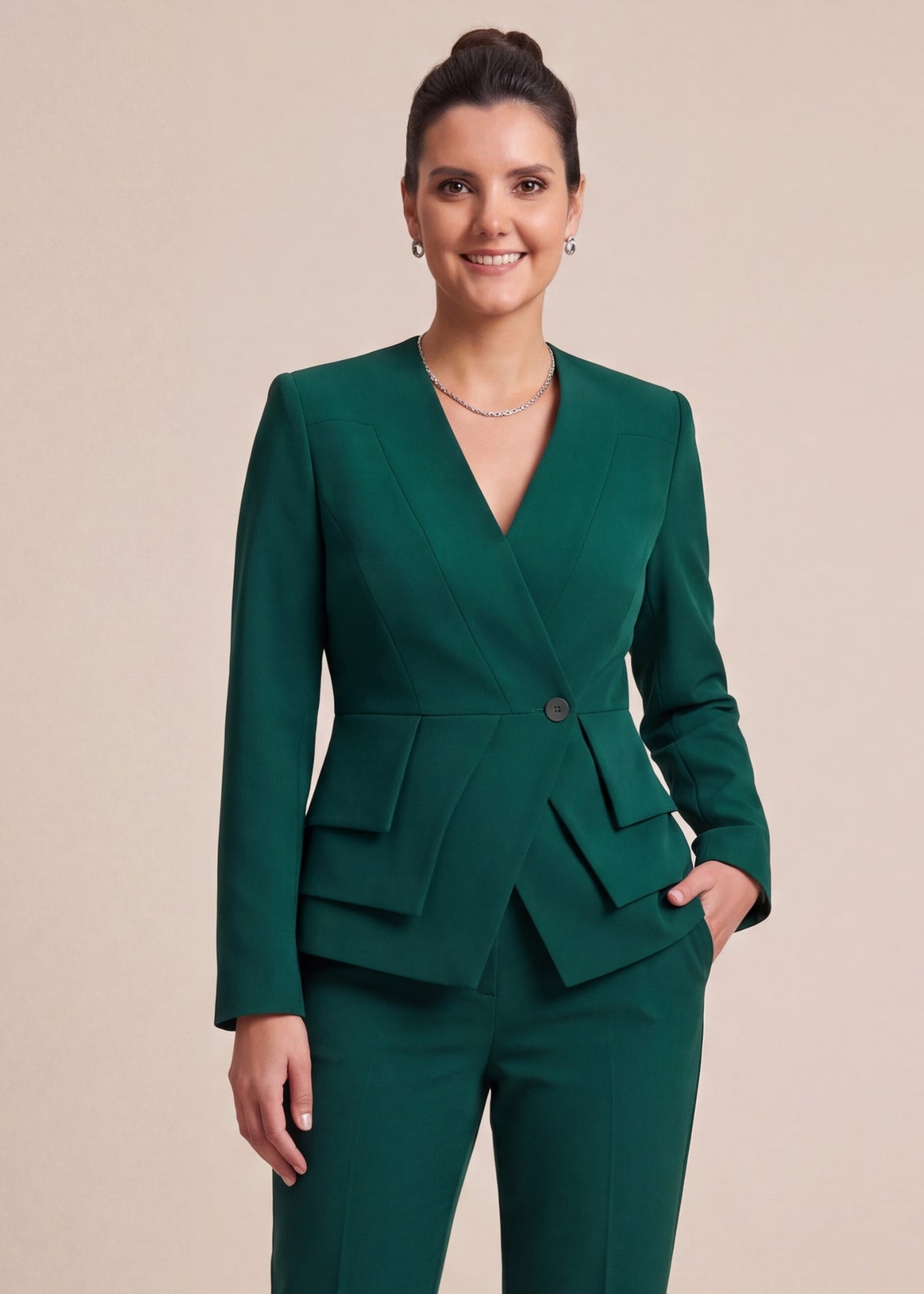 Spiga Single Button Executive Office Wear Suit
