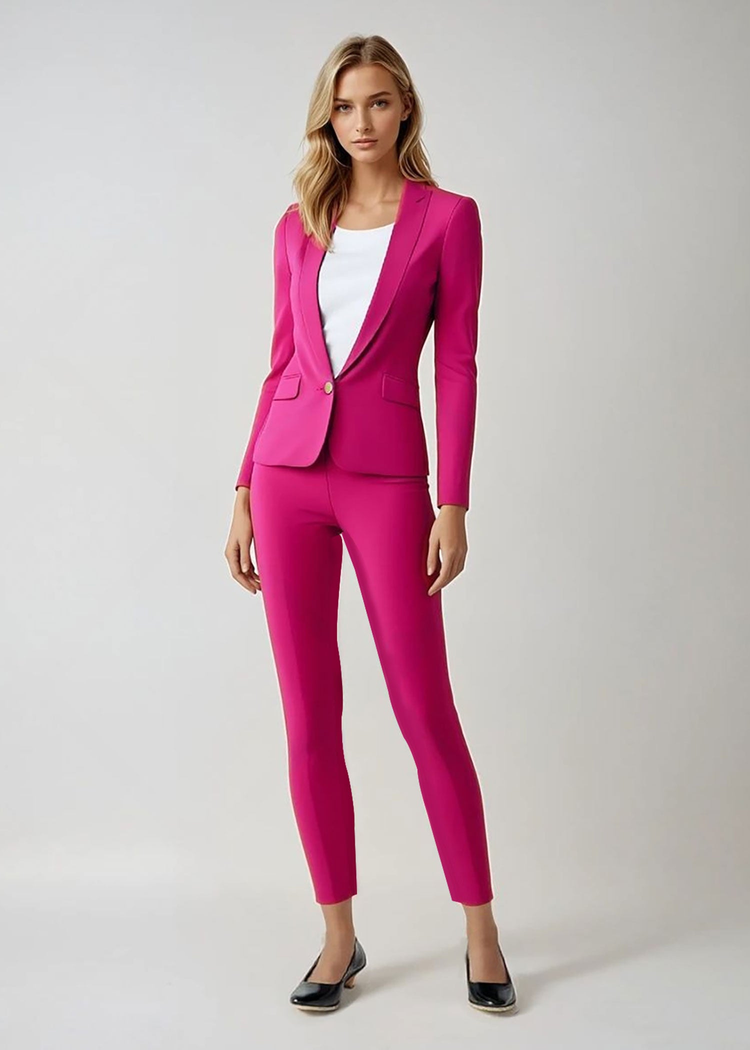 Soft Rose Tailored Suit