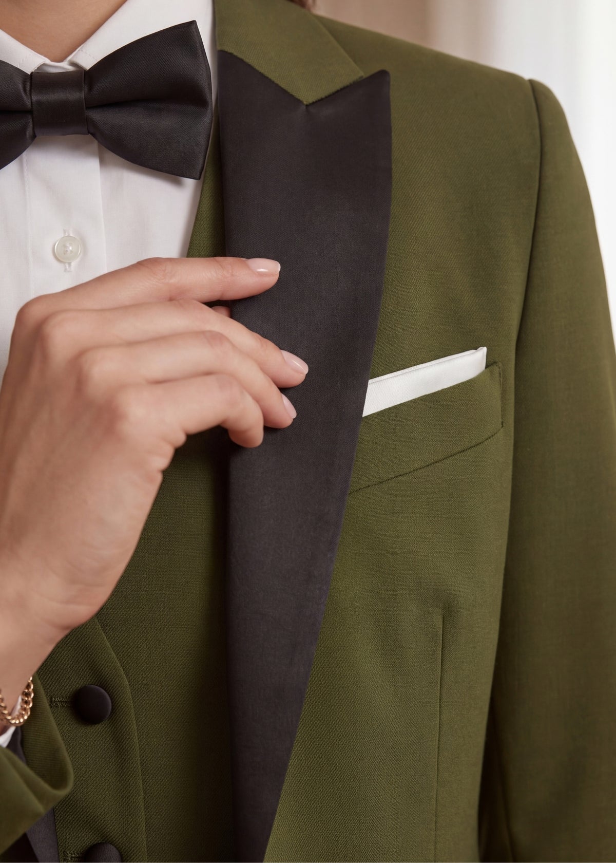 Sovereign Peak Lapel Three Piece Tuxedo
