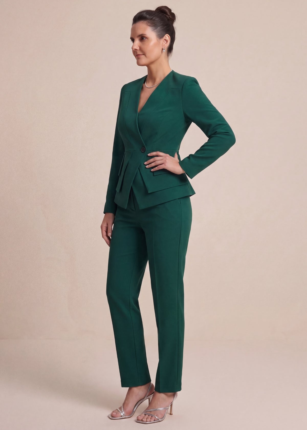 Spiga Single Button Executive Office Wear Suit