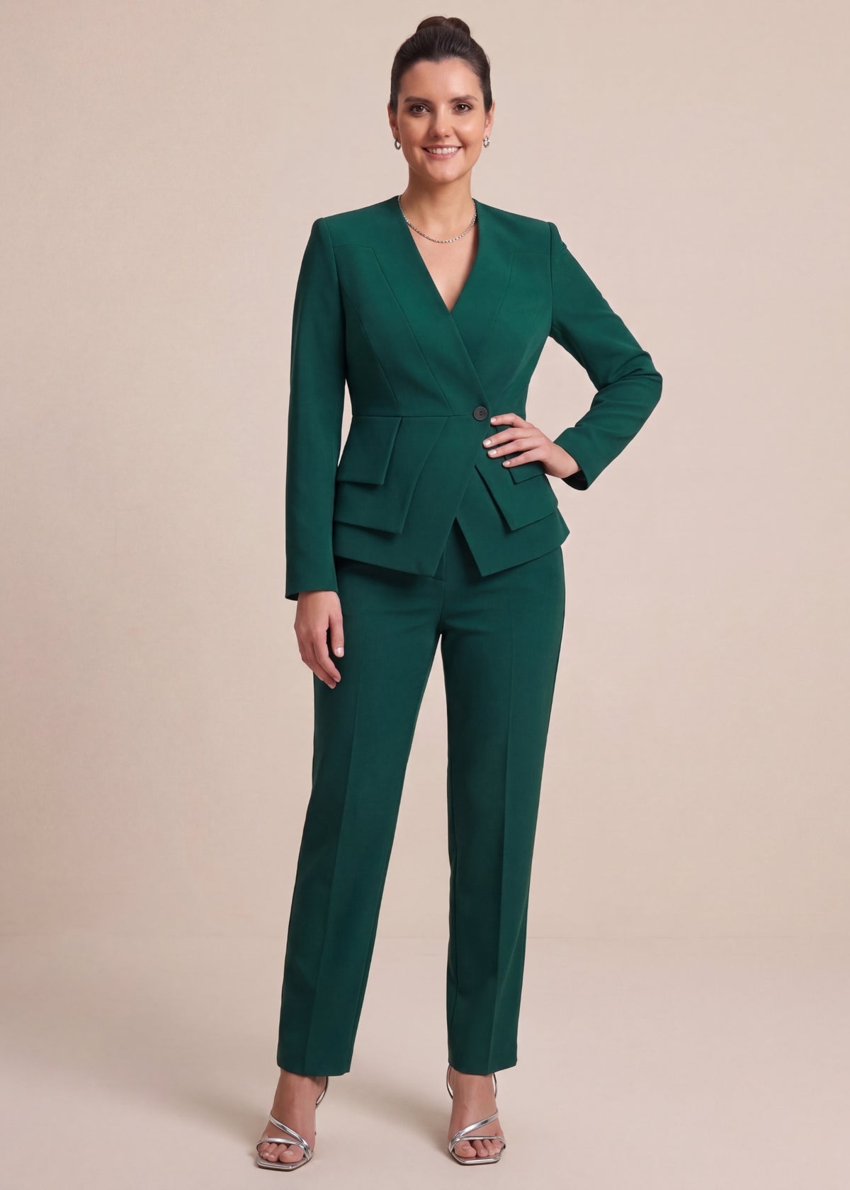 Spiga Single Button Executive Office Wear Suit