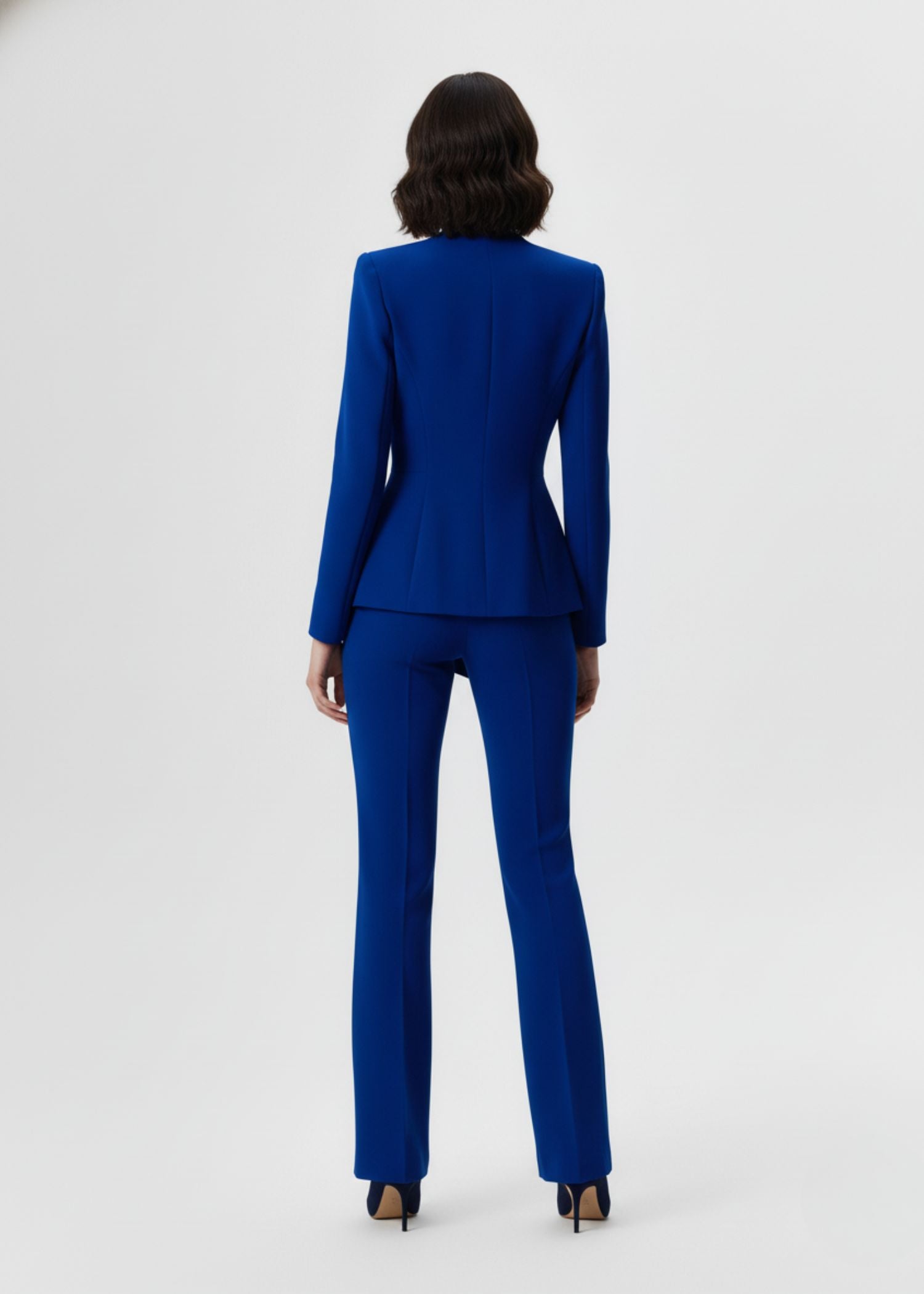 Tribeca Asymmetric Wrap Style Suit in Royal Blue Tribeca Asymmetric Wrap Style Suit in Royal Blue