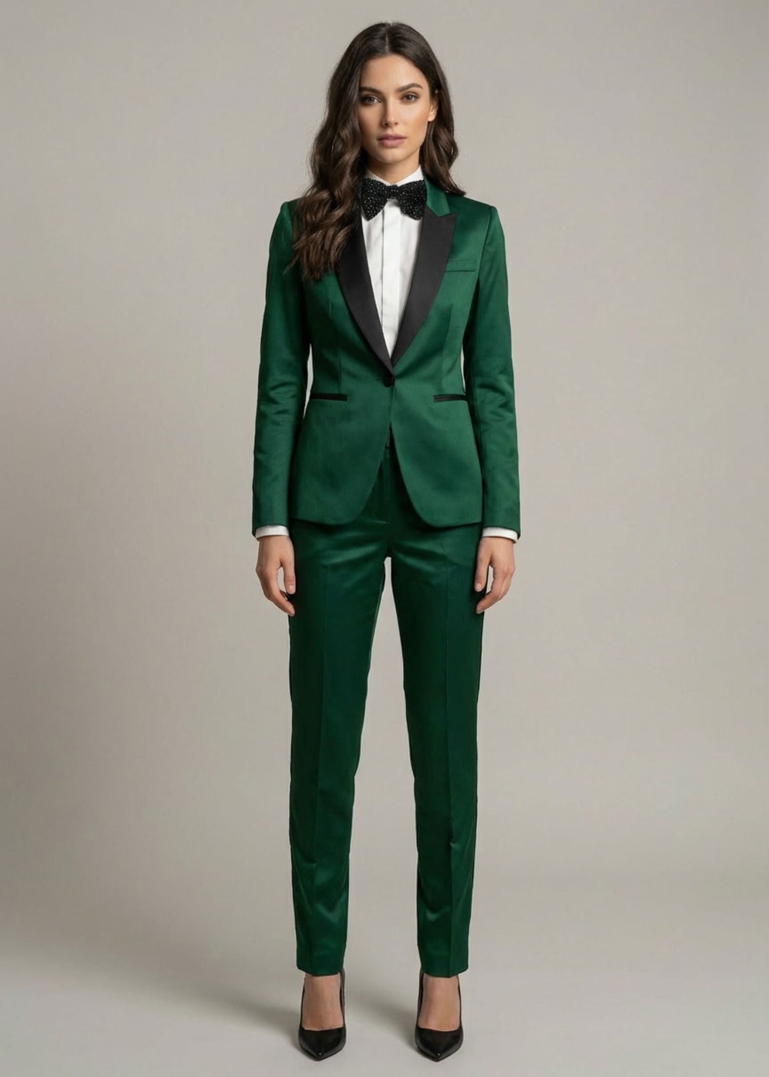 Green Velvet tuxedo with Peak Lapel