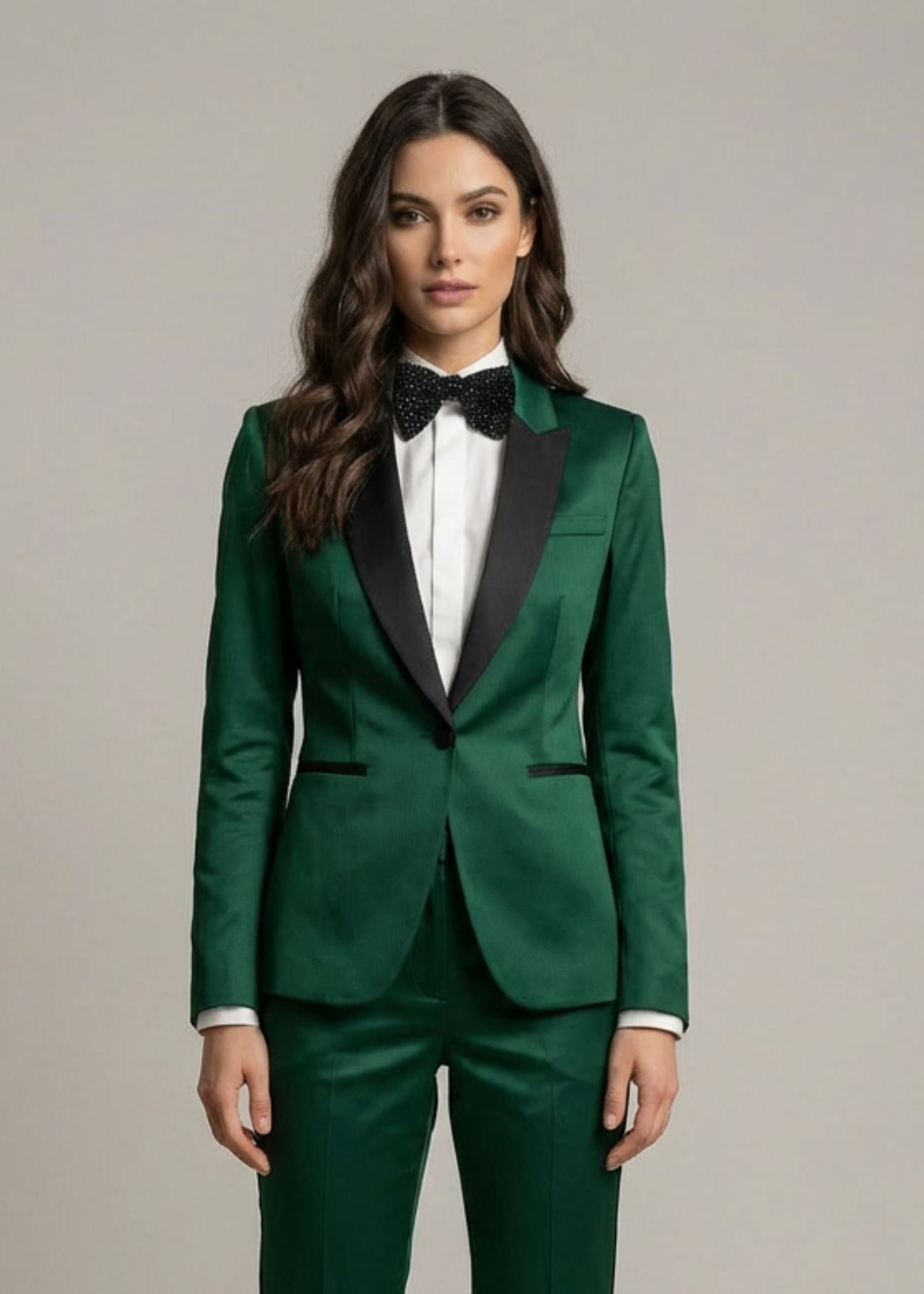 Green Velvet tuxedo with Peak Lapel