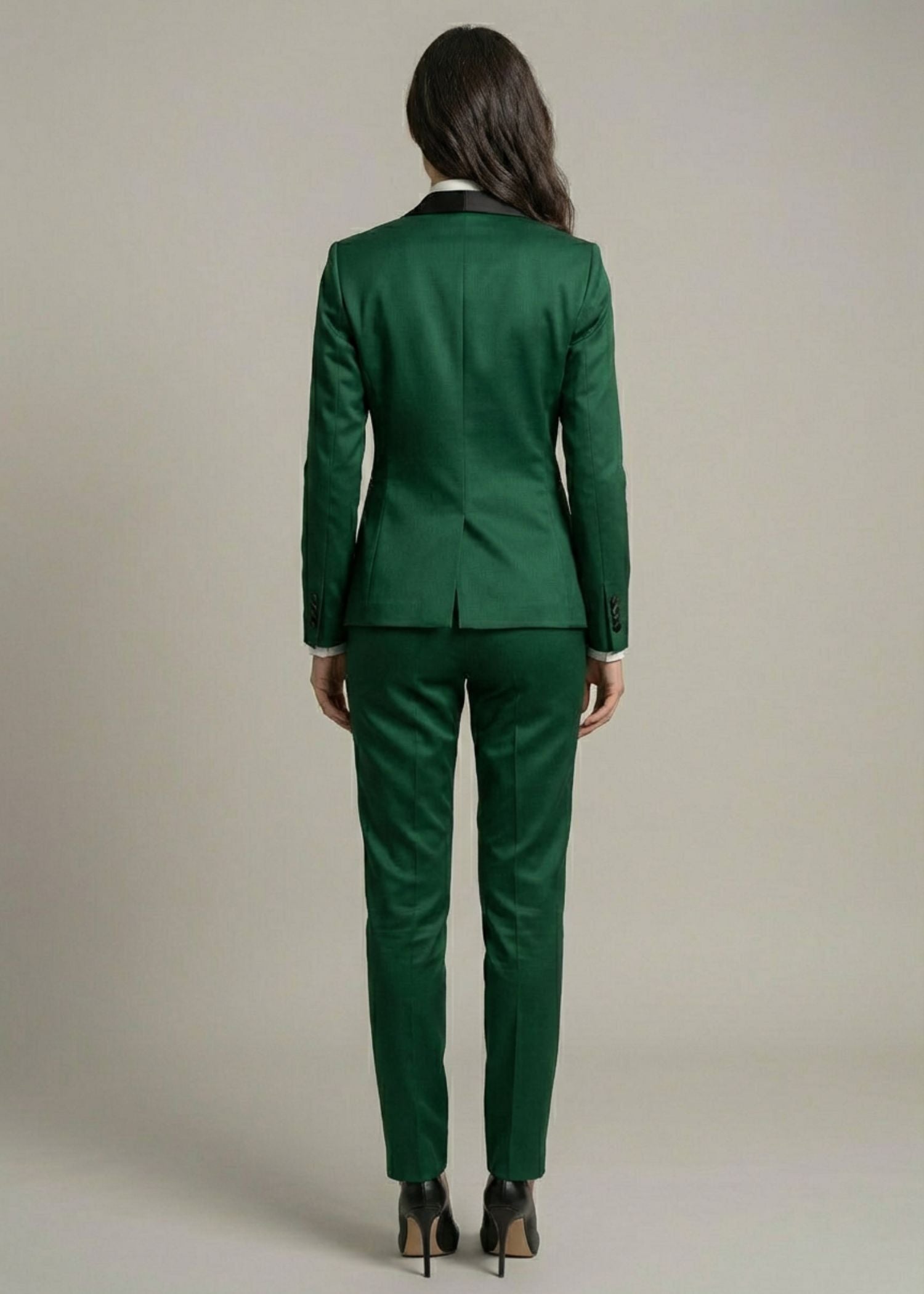 Green Velvet tuxedo with Peak Lapel