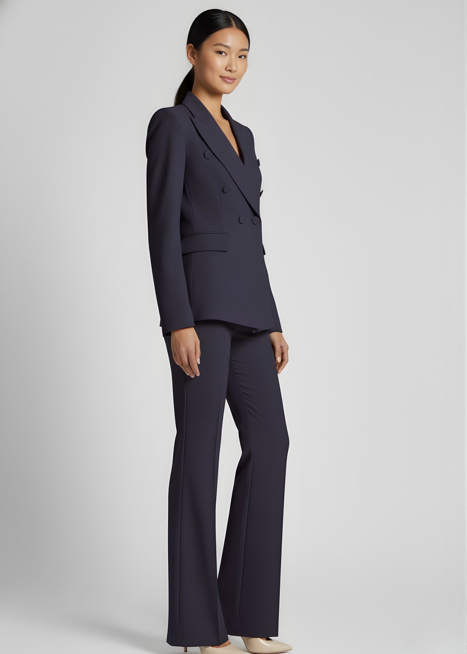 Vellor Wide Peak Lapel Suit