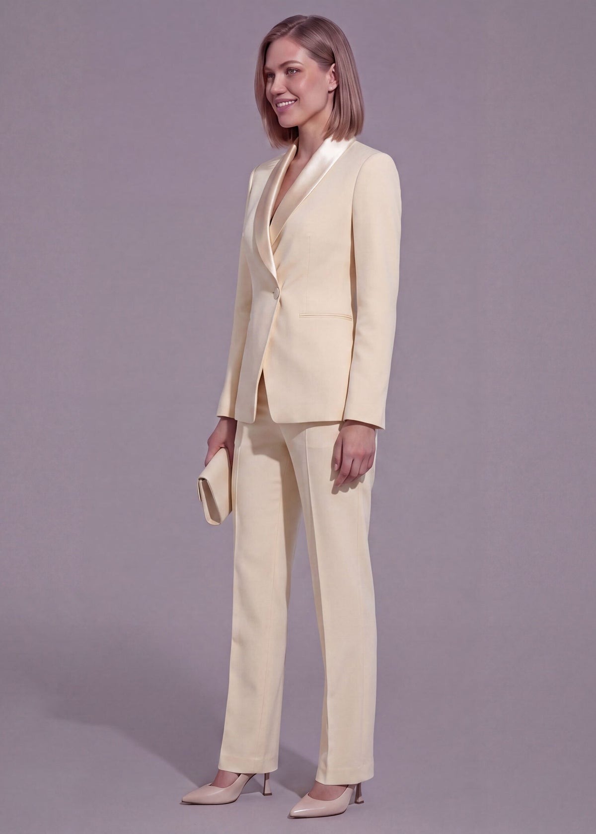 Wrap Style Tuxedo in Yellow