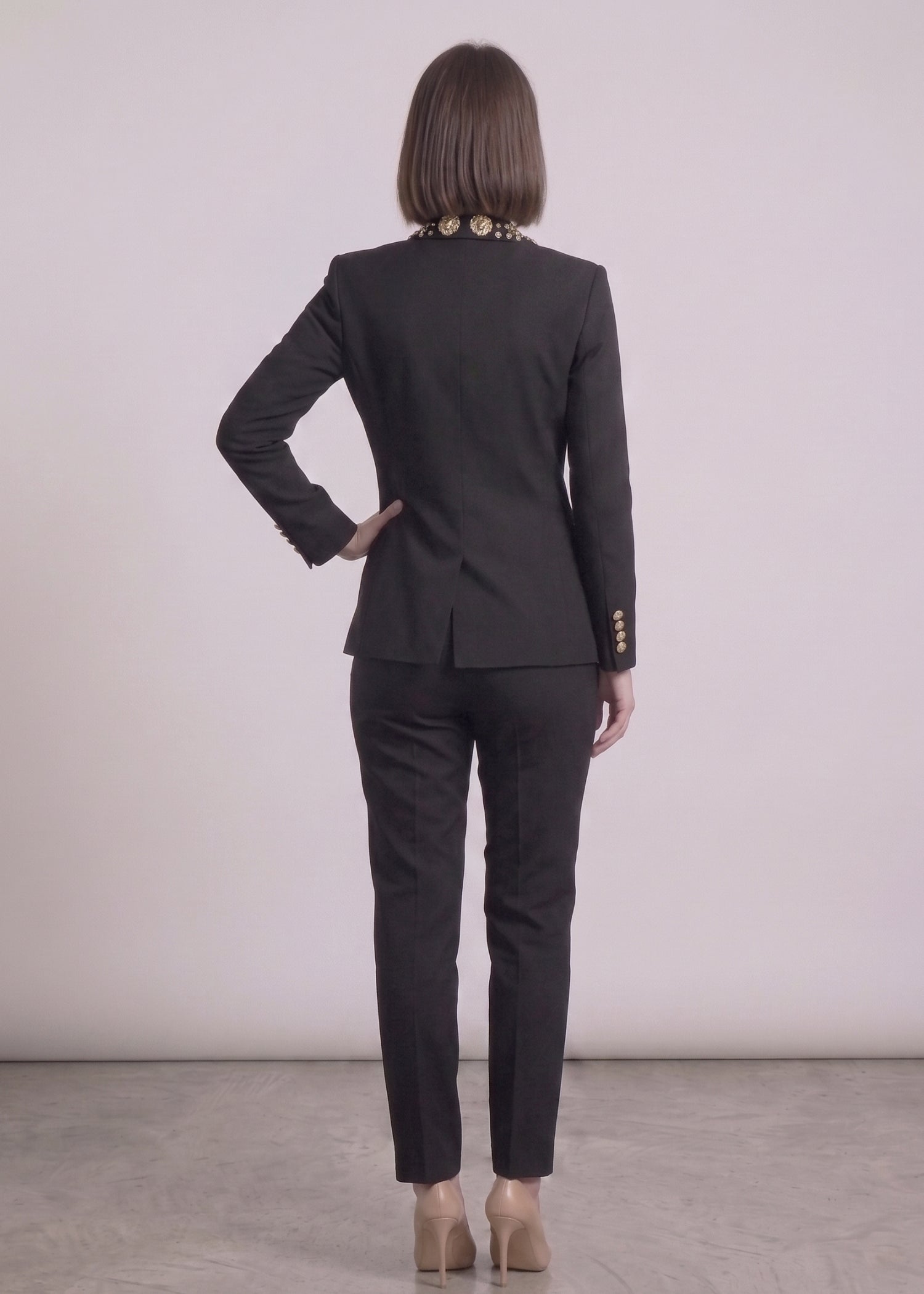 Yellowstone Black Embellished Blazer for Women