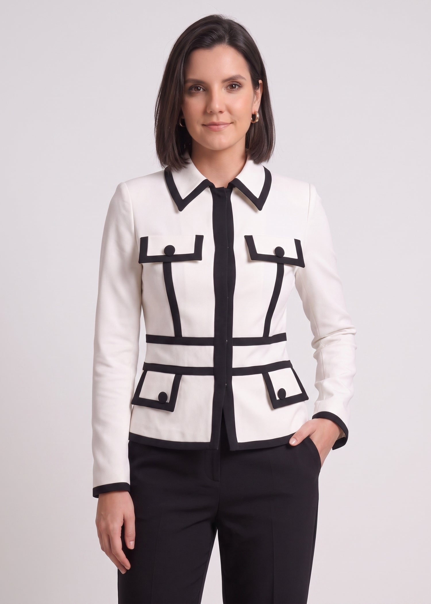 Zermatt White Blazer for Women