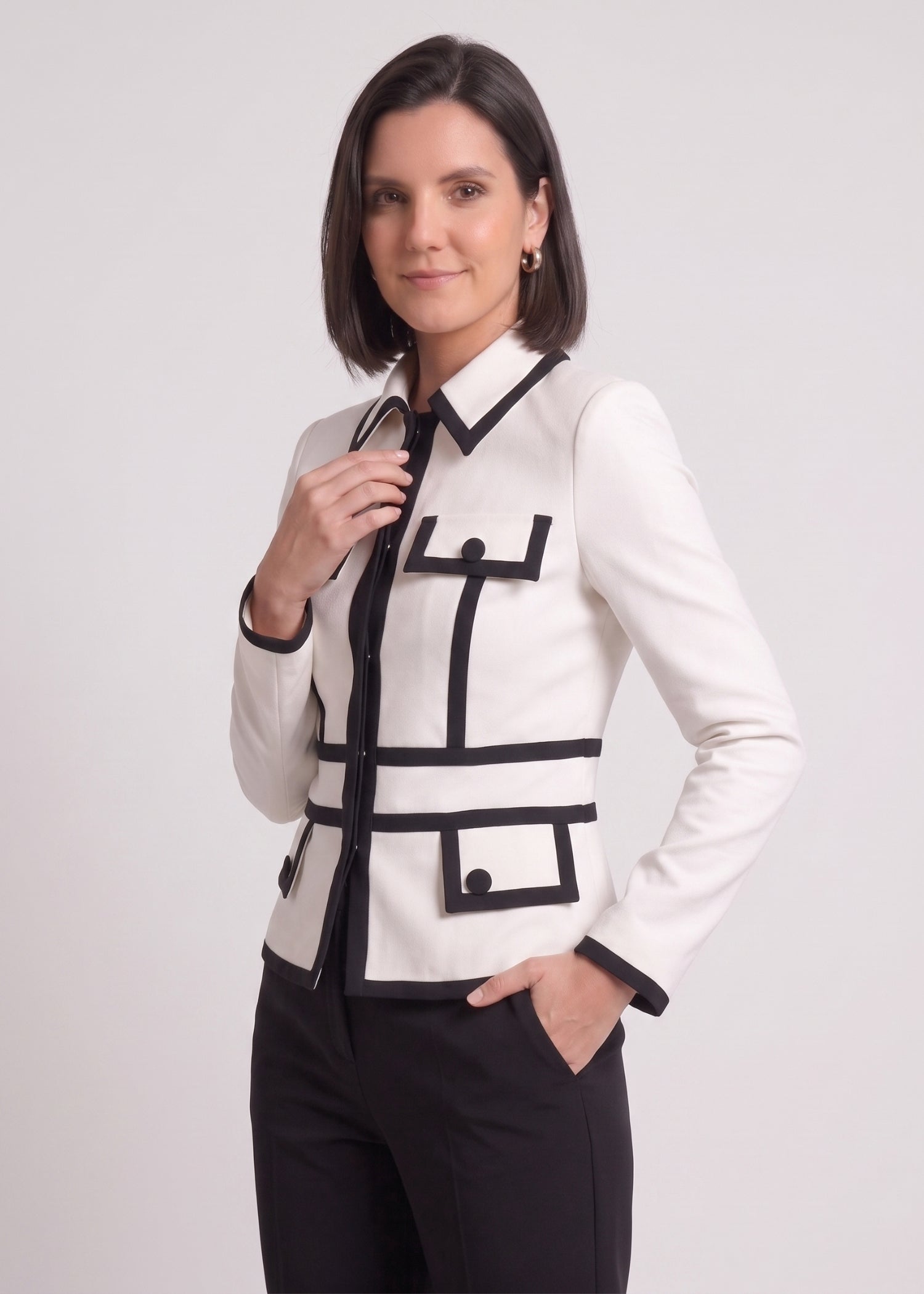 Zermatt White Blazer for Women