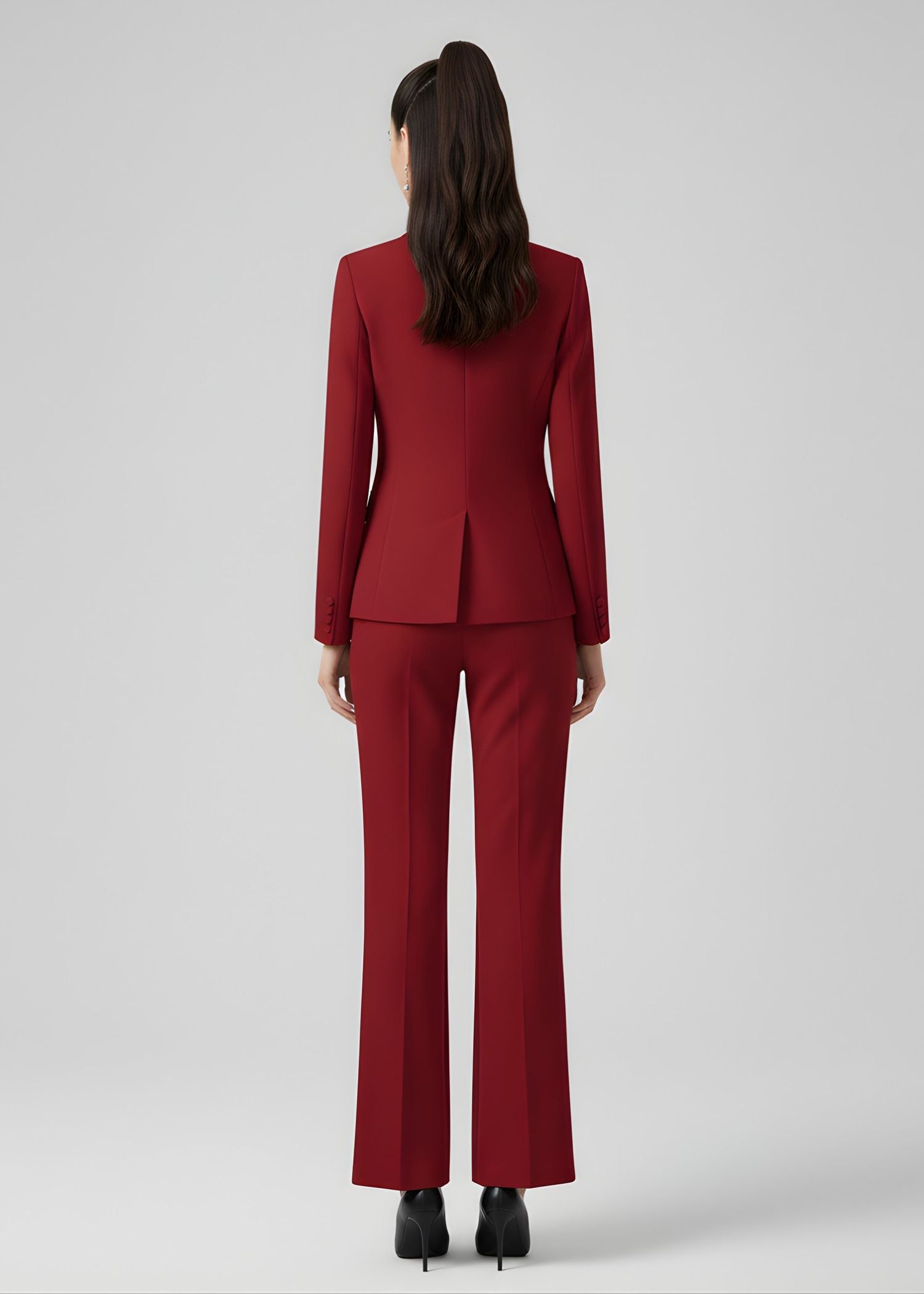 Polynesia Notch lapel Suit in Red 
