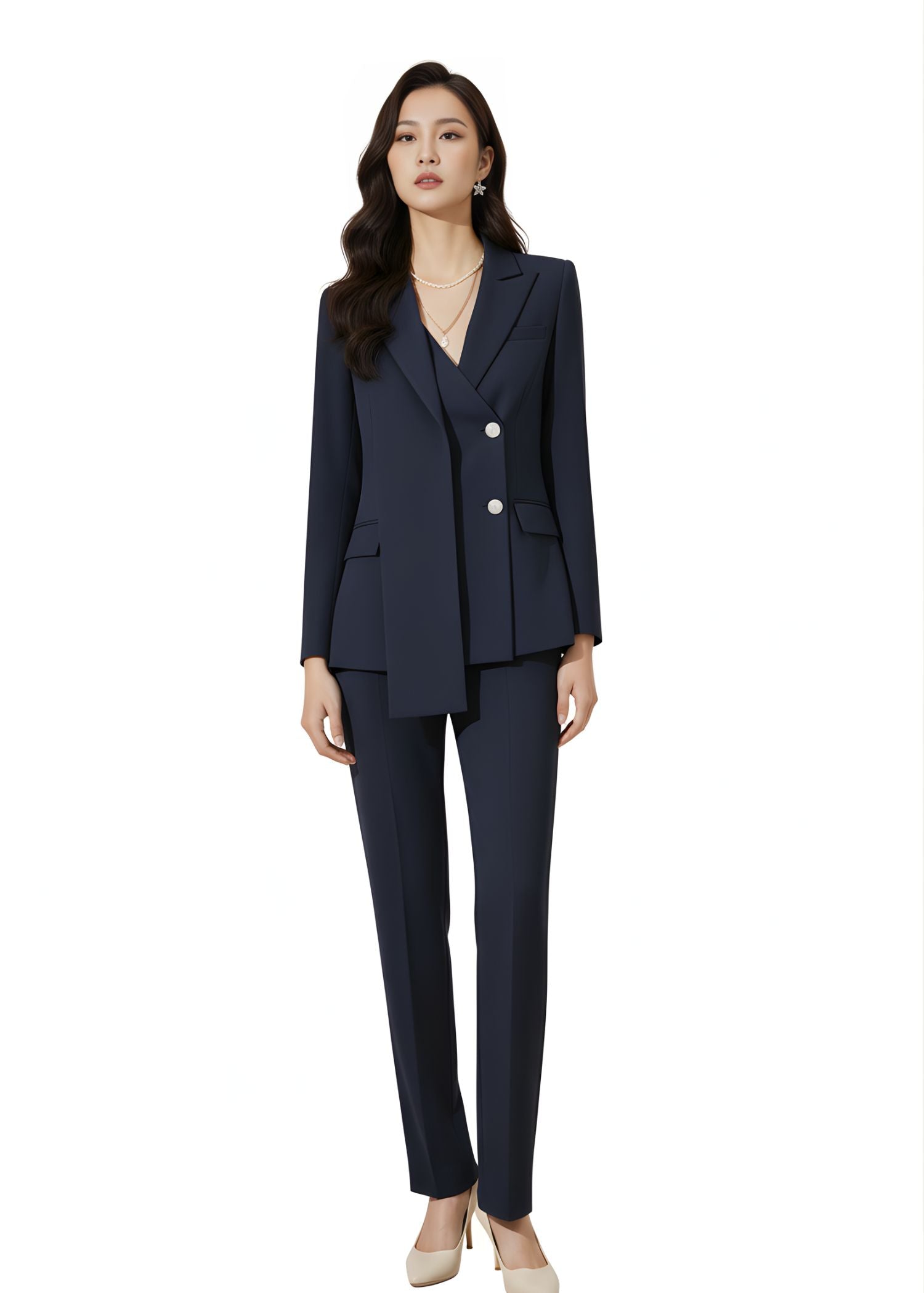 Dark Blue Suit for Women