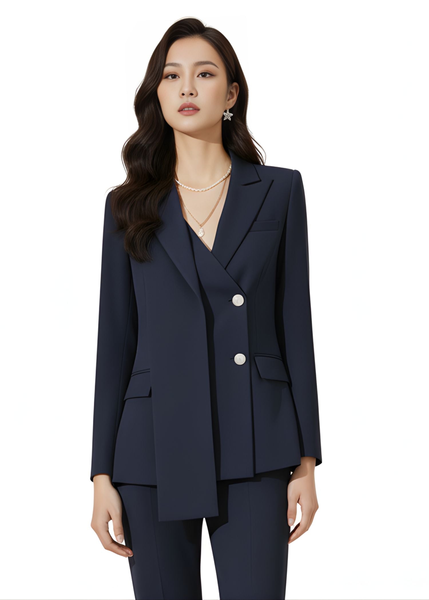 Dark Blue Suit for Women