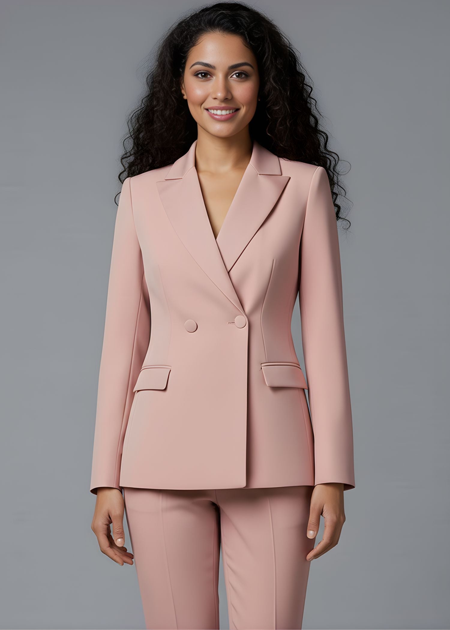 Women Dusty Rose Tuxedo