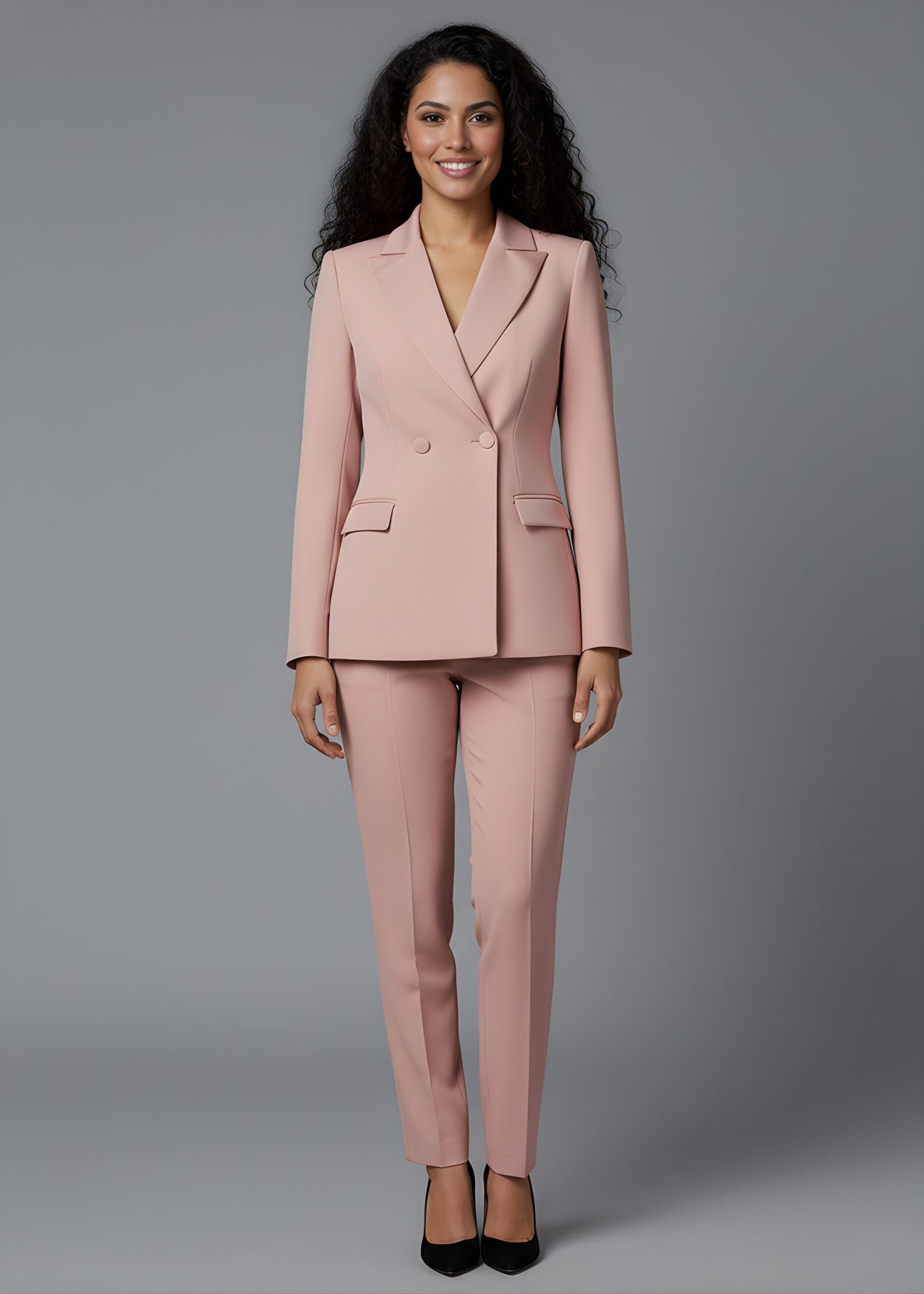 Women Dusty Rose Tuxedo