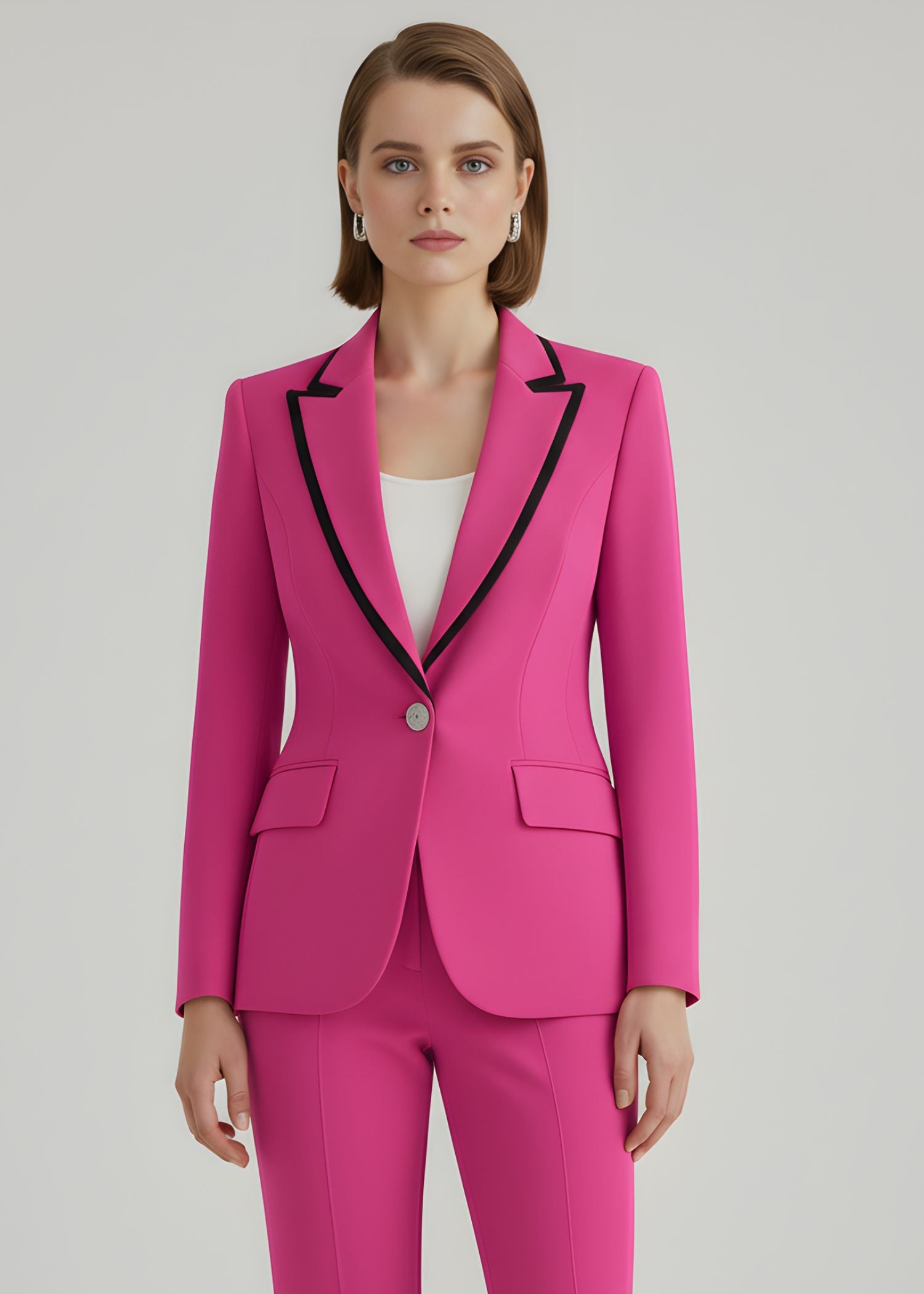 Fuchsia Pink Tuxedo for Women