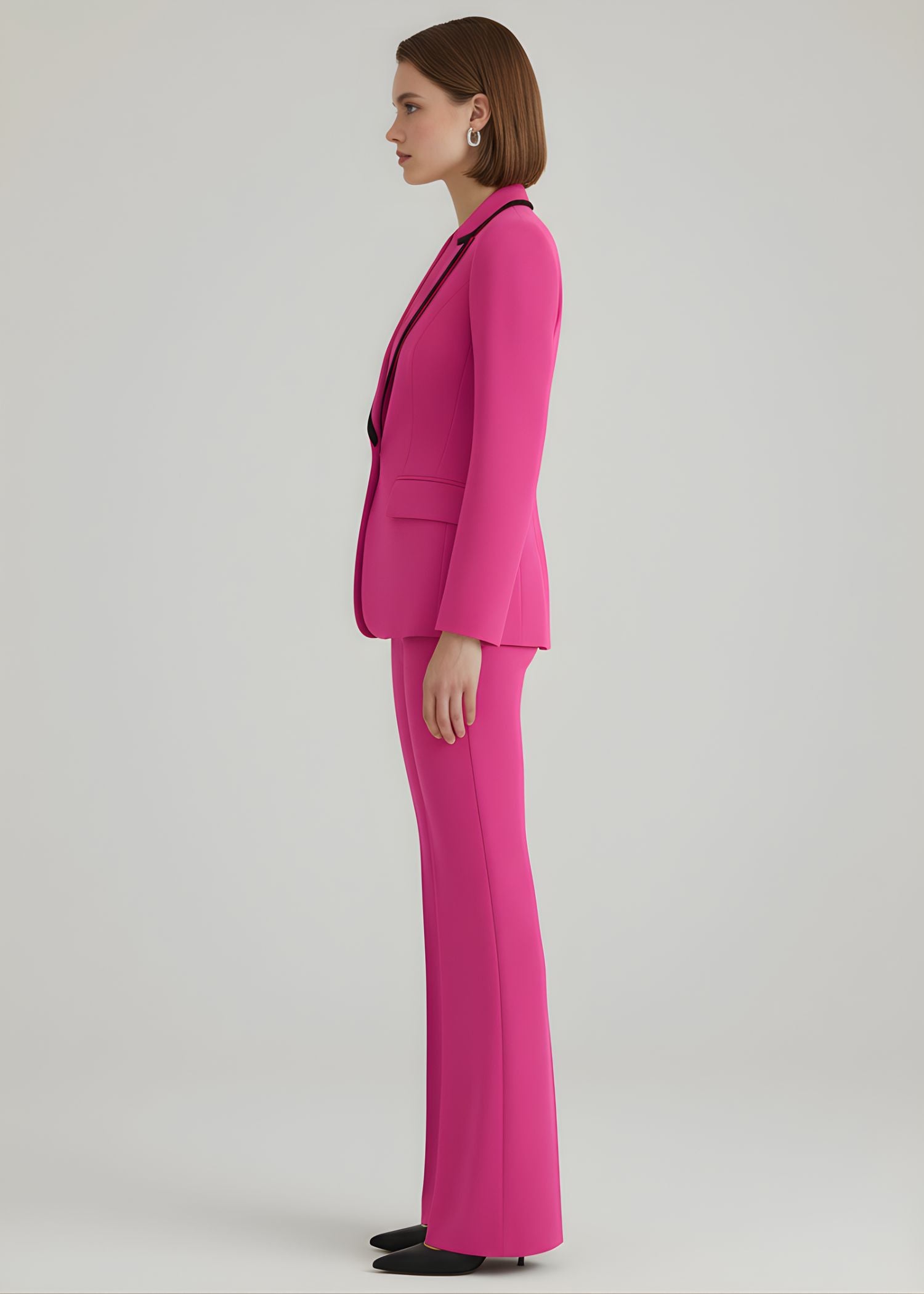 Fuchsia Pink Tuxedo for Women
