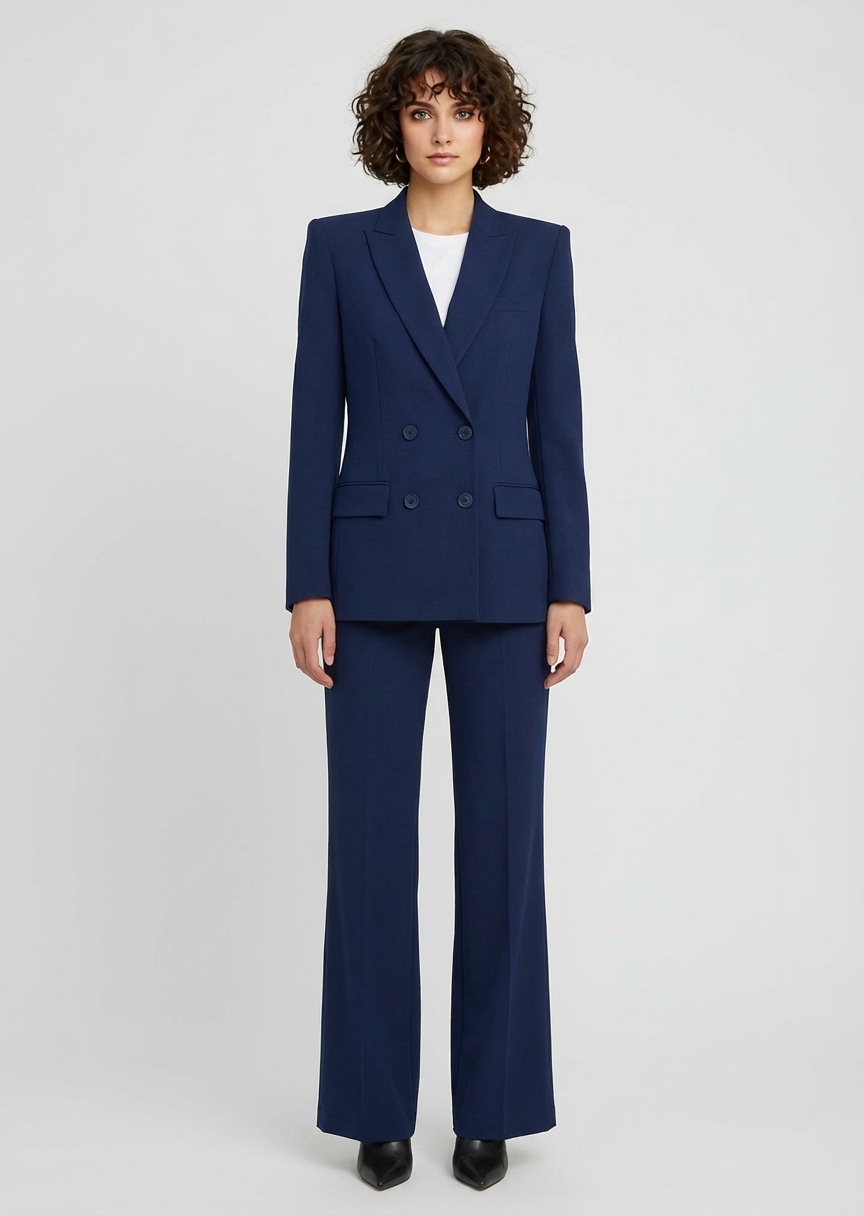 Pointed Shoulder Suit