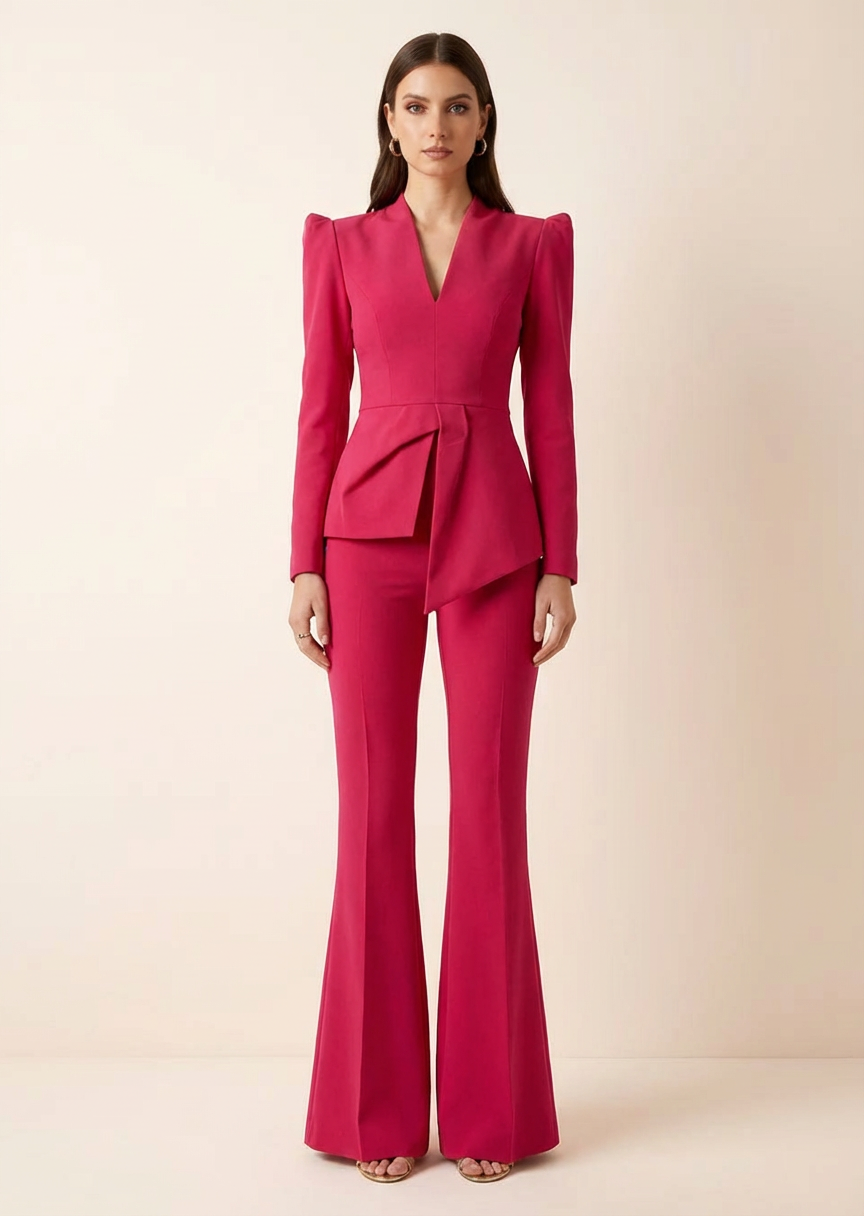 Shoulder Padded Suit for Women