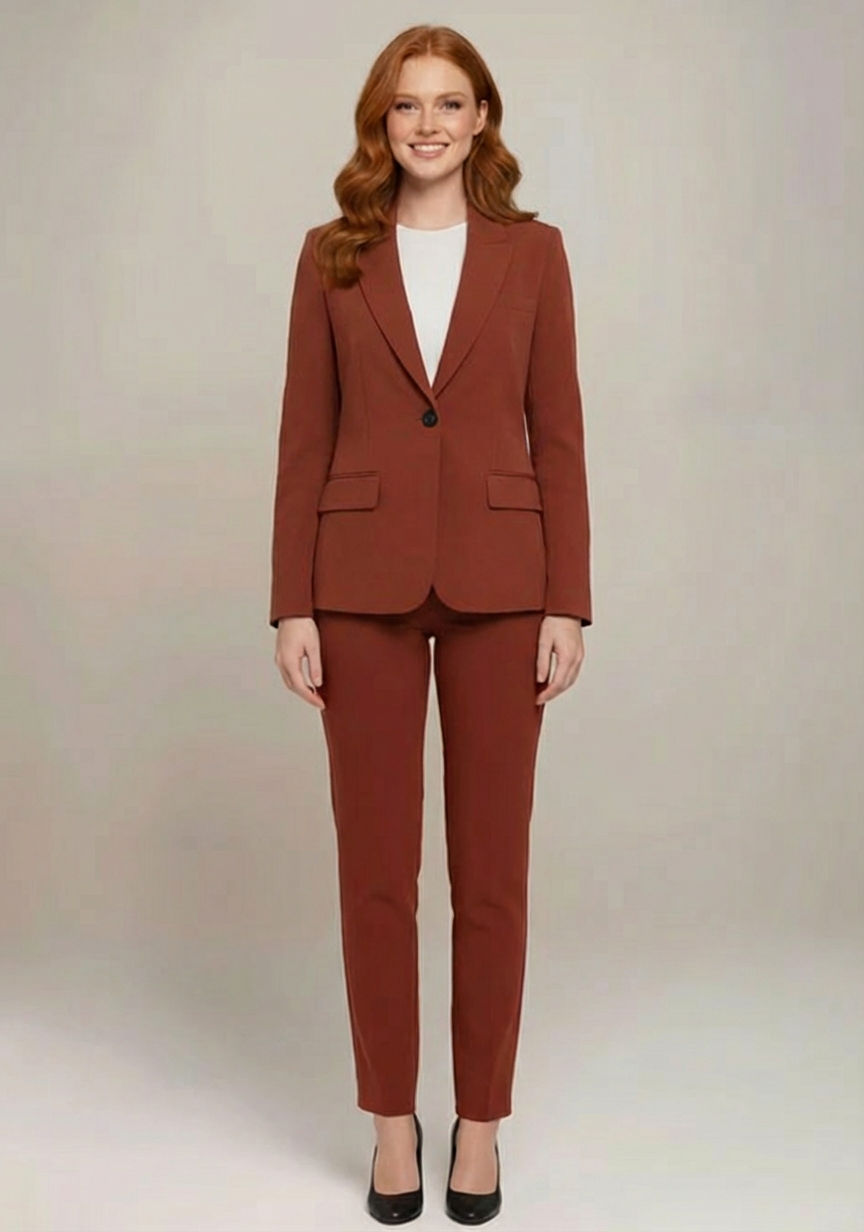 Brownish Red Suit