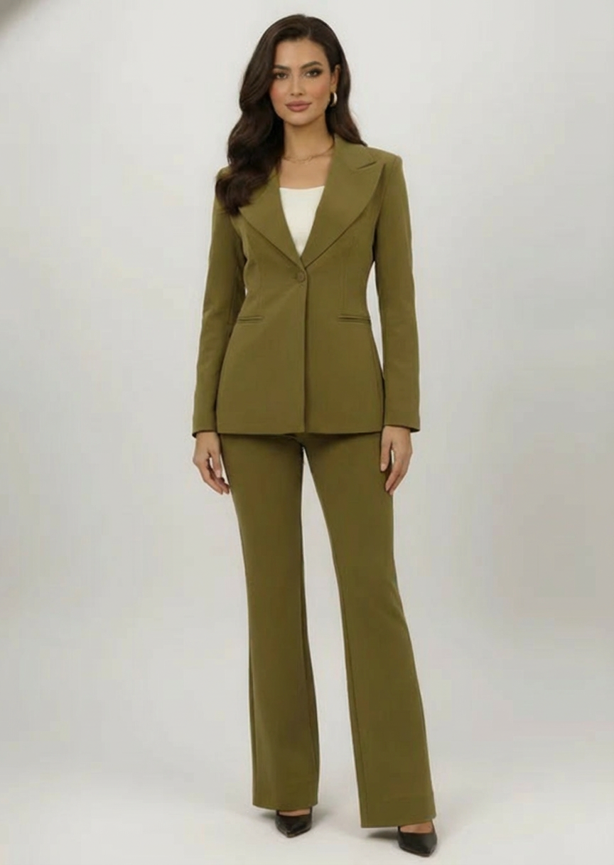 Olive Green Suit