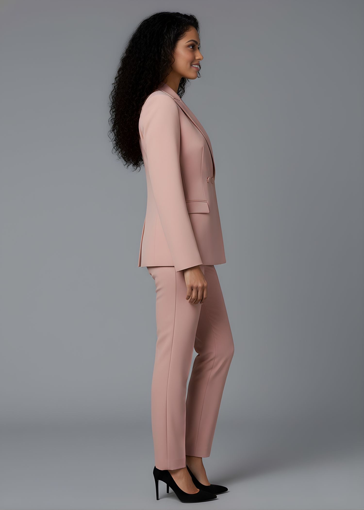 Women Dusty Rose Tuxedo