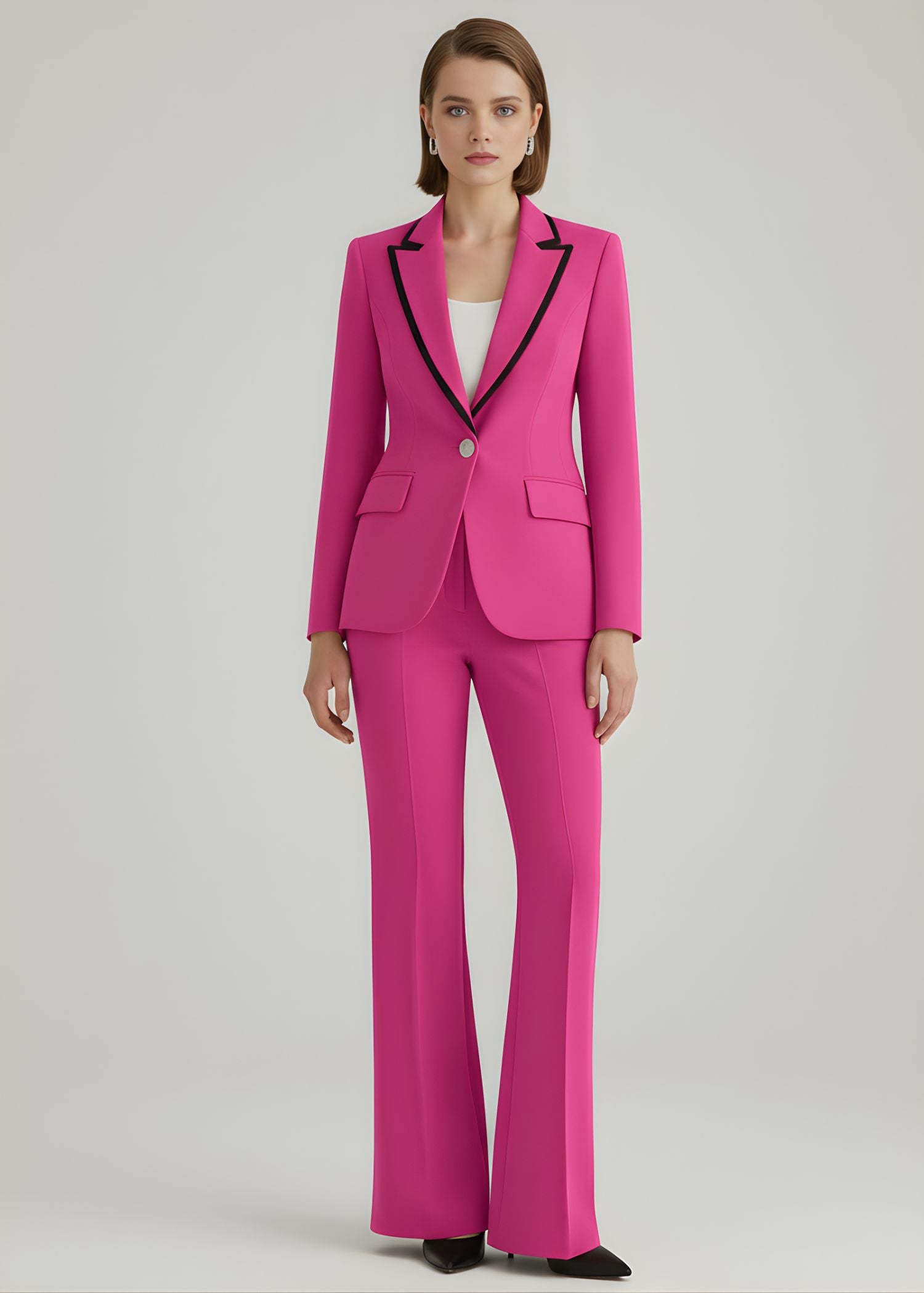 Fuchsia Pink Tuxedo for Women
