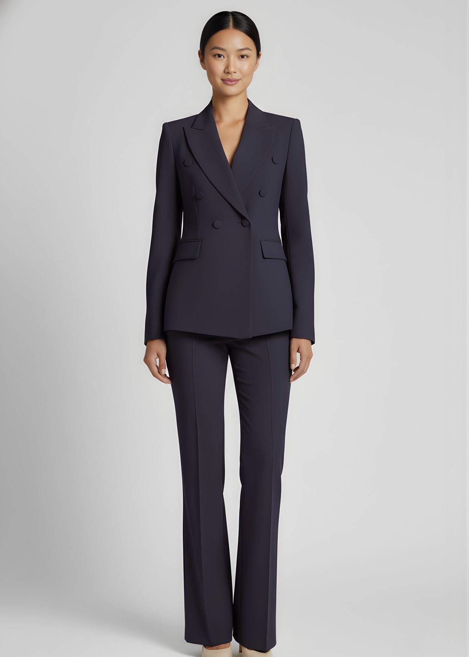 Midnight Navy Blue Suit for Women