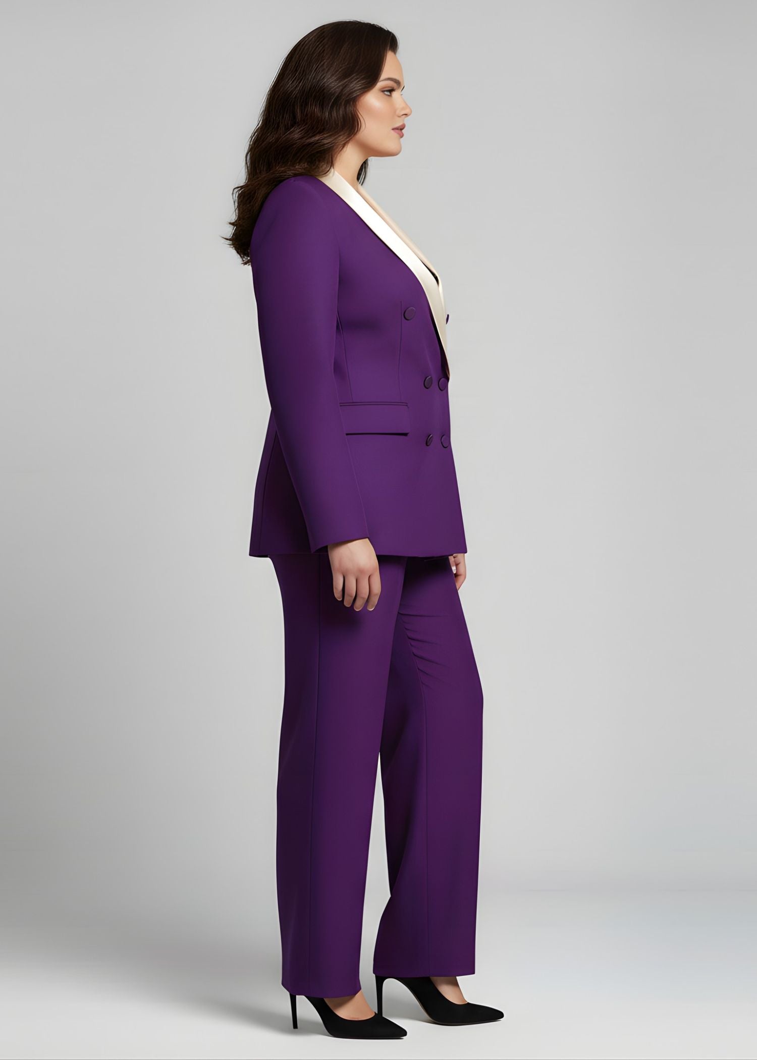 Ladies Royal Purple Tuxedo
