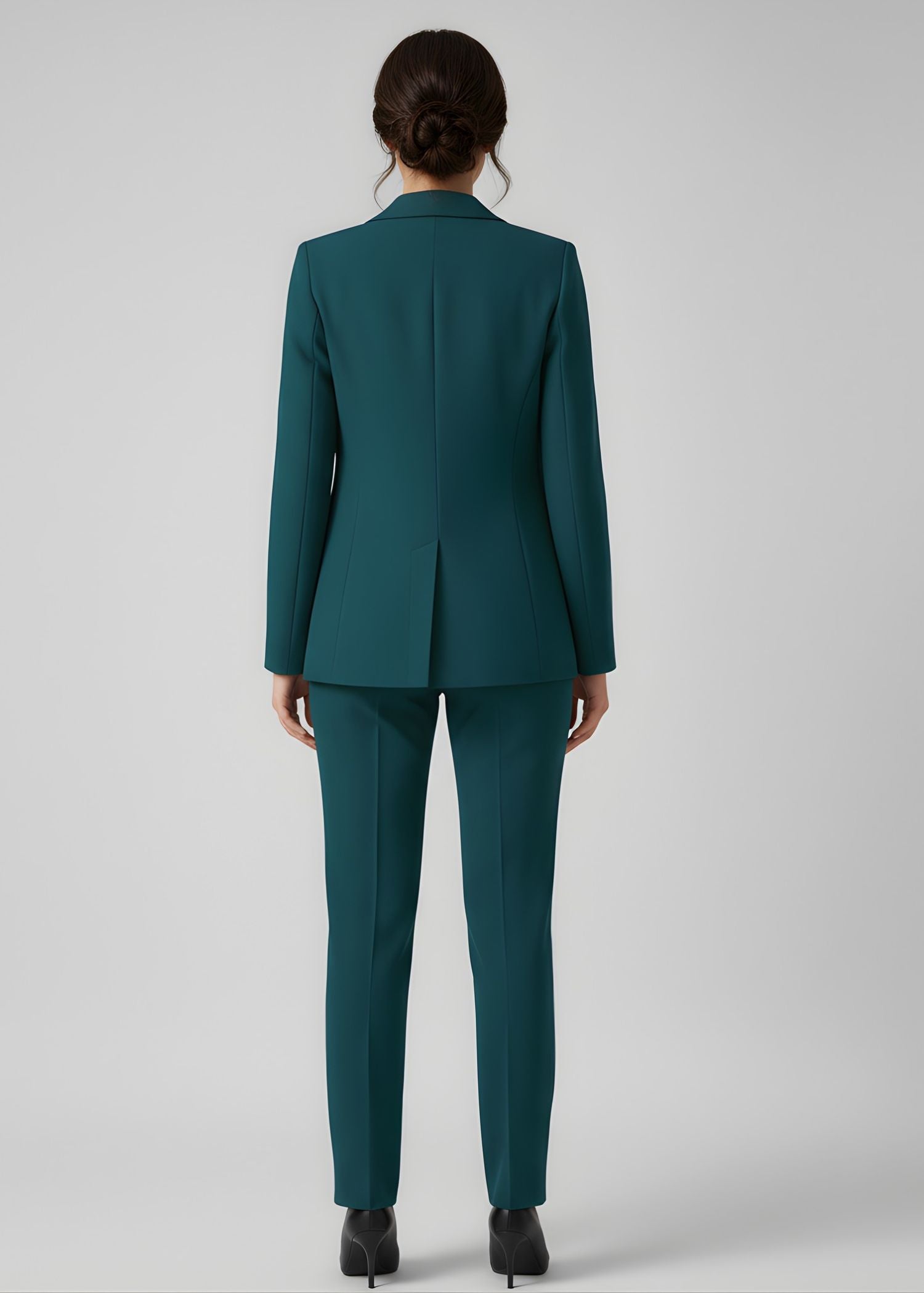Uluru Shawl Lapel Suit  in Midnight Green