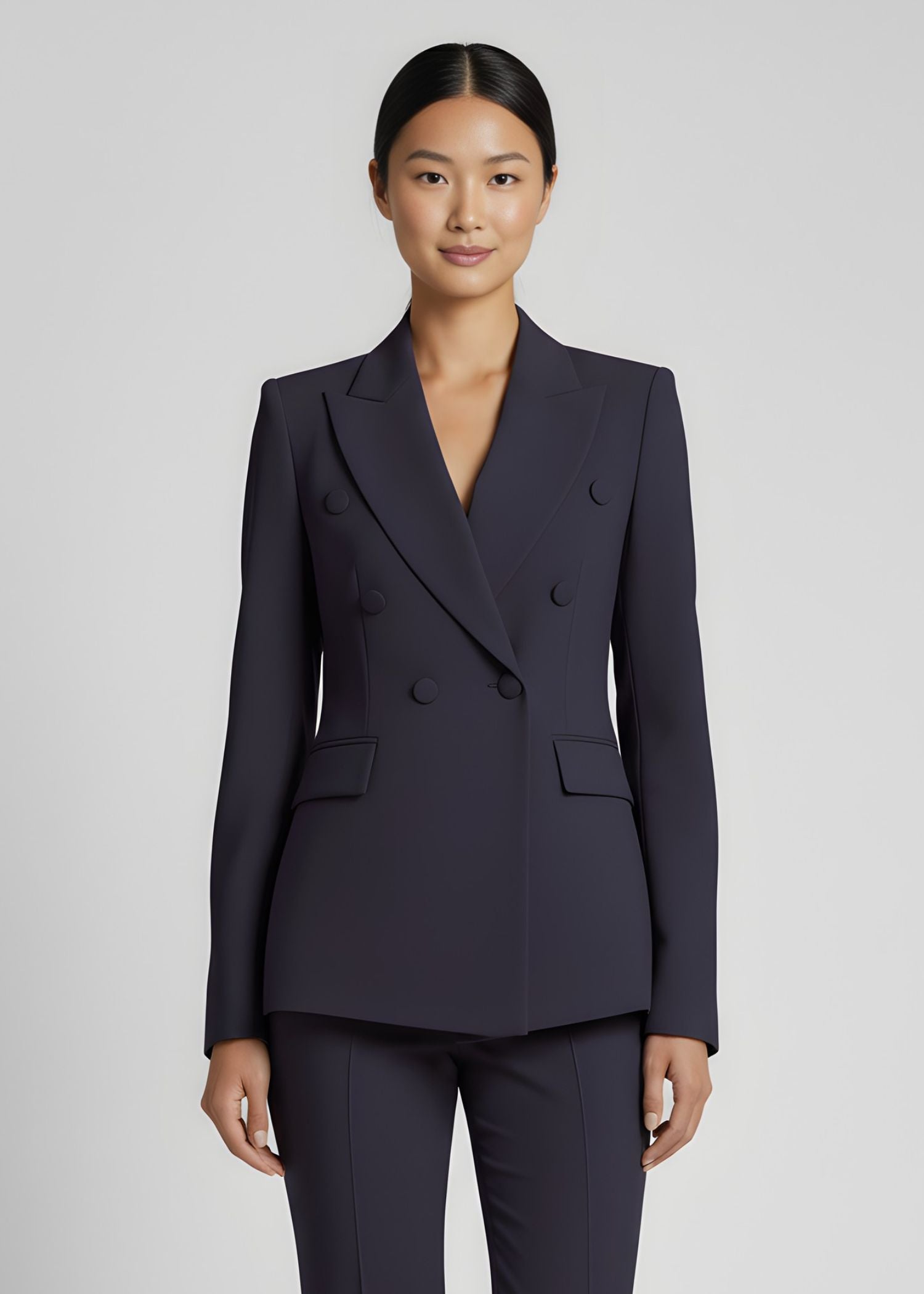 Midnight Navy Blue Suit for Women