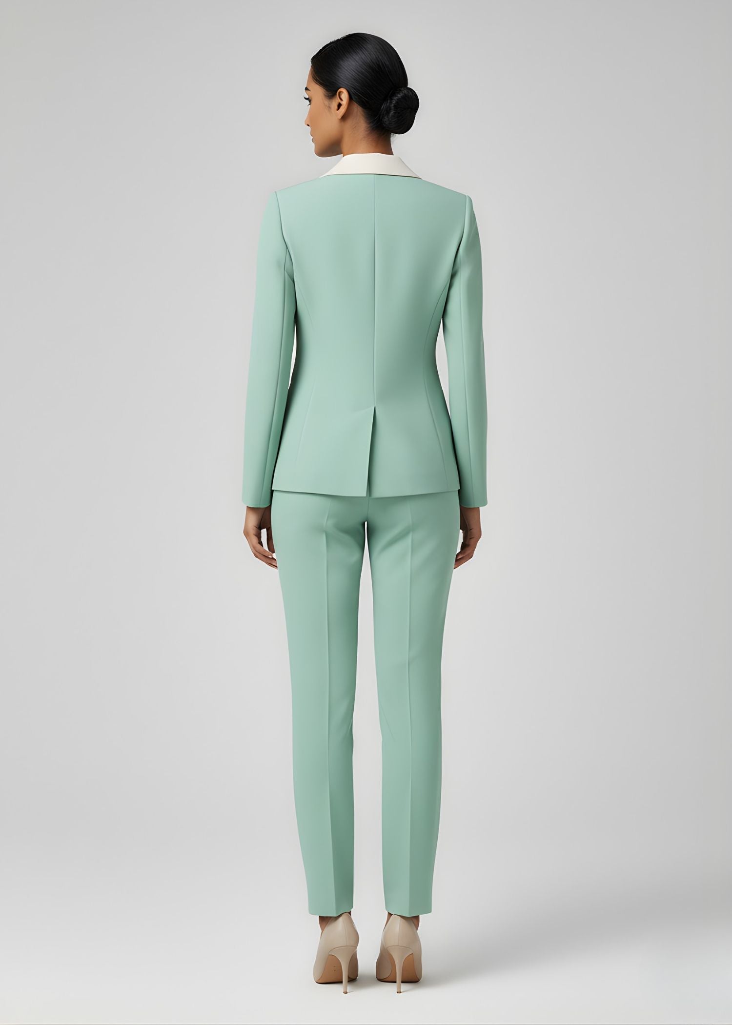 Ladies Mint Green Tuxedo
