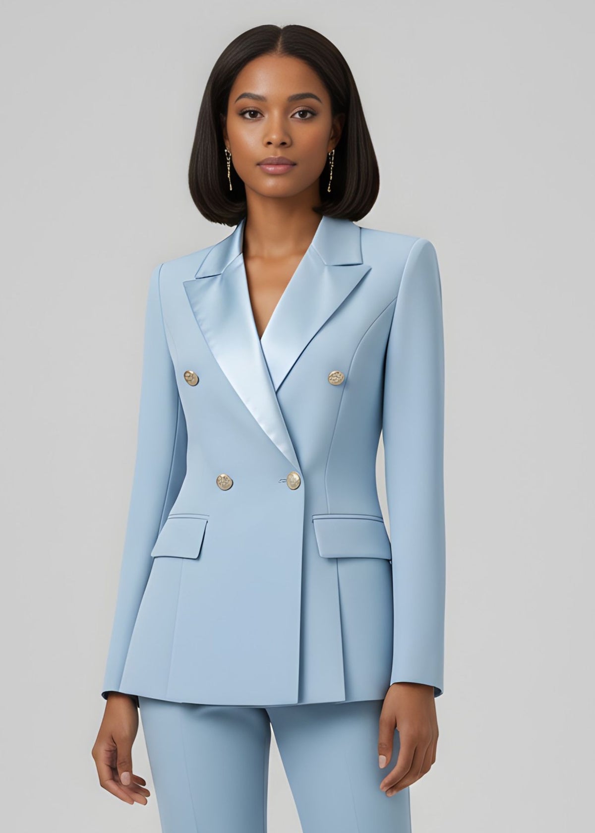 Bespoke Double Breasted Peak Lapel Tuxedo