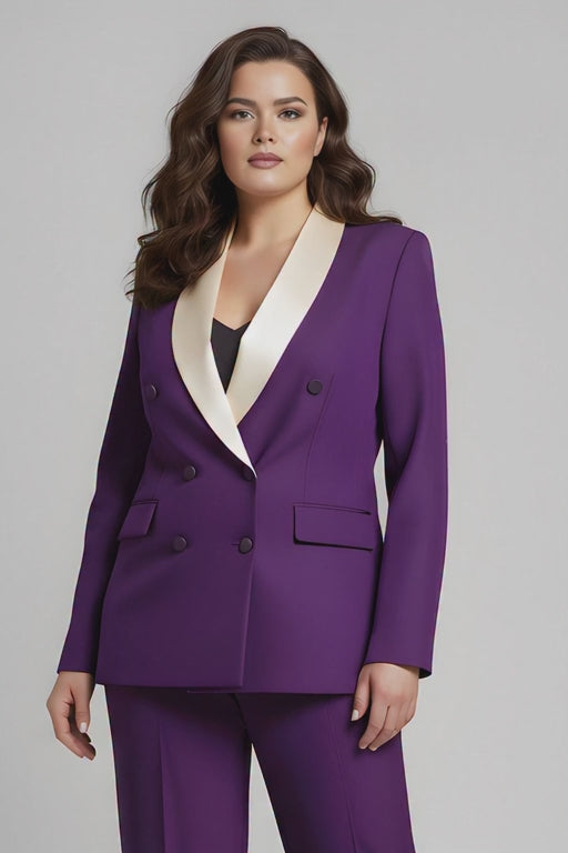 Shawl lapel double breasted tuxedo 