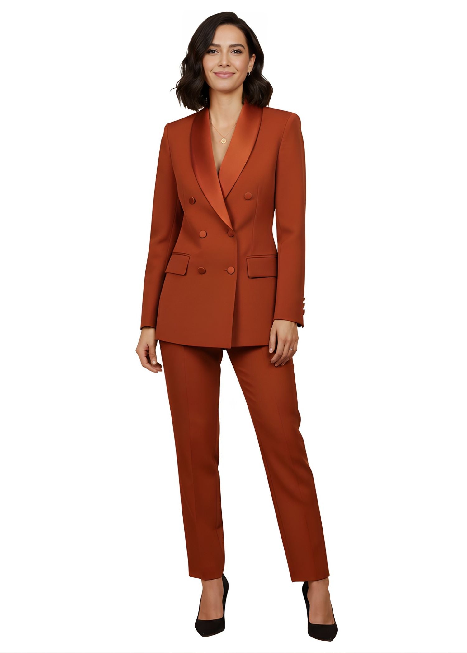 Rust Orange Tuxedo