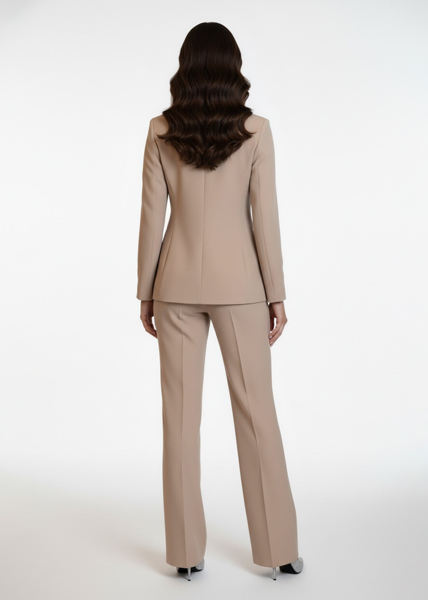 satin lapel tuxedo for women